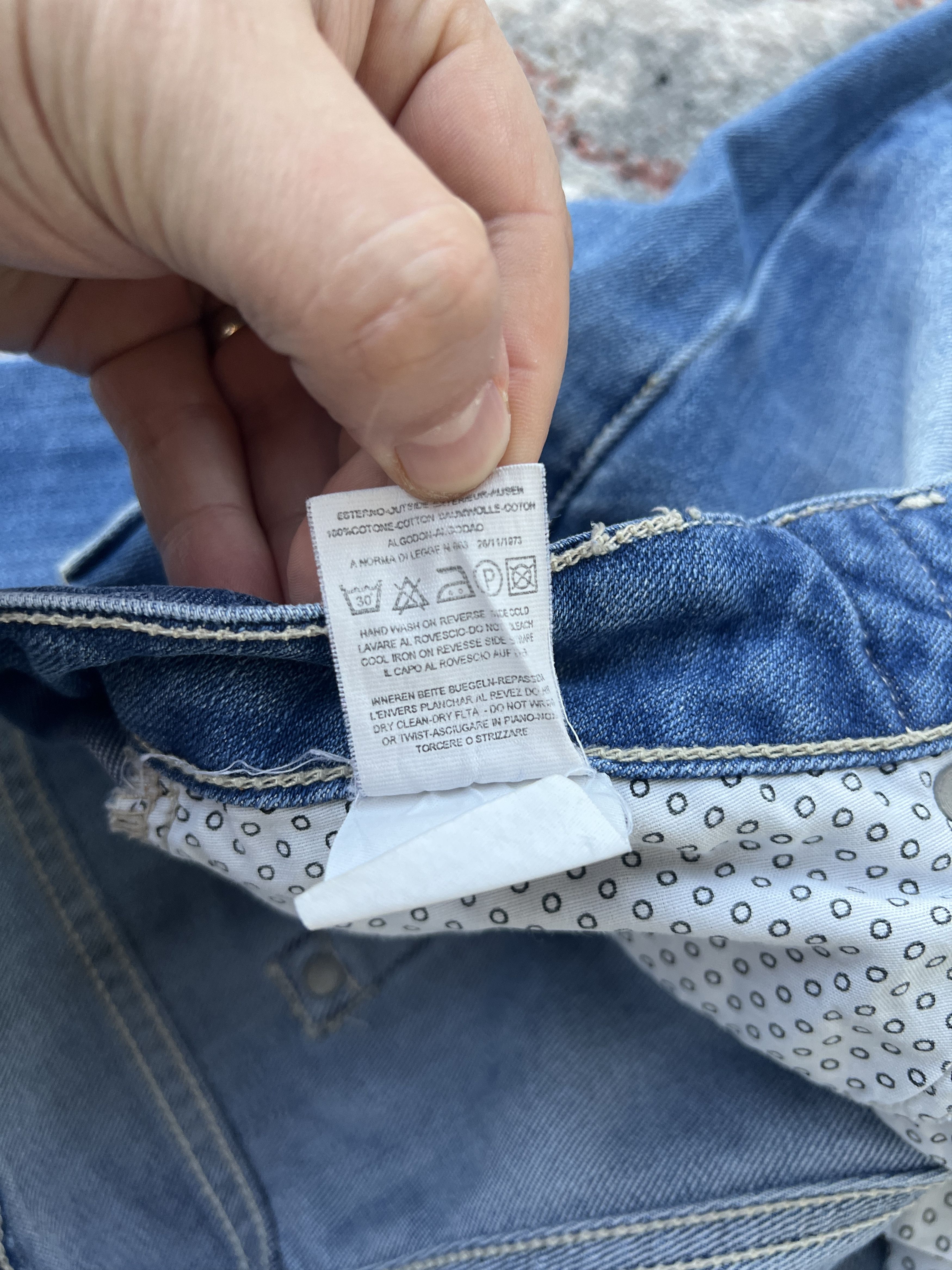 Armani Collezioni Armani Collezioni Jeans Metal Logo Size 31" - 9 Thumbnail