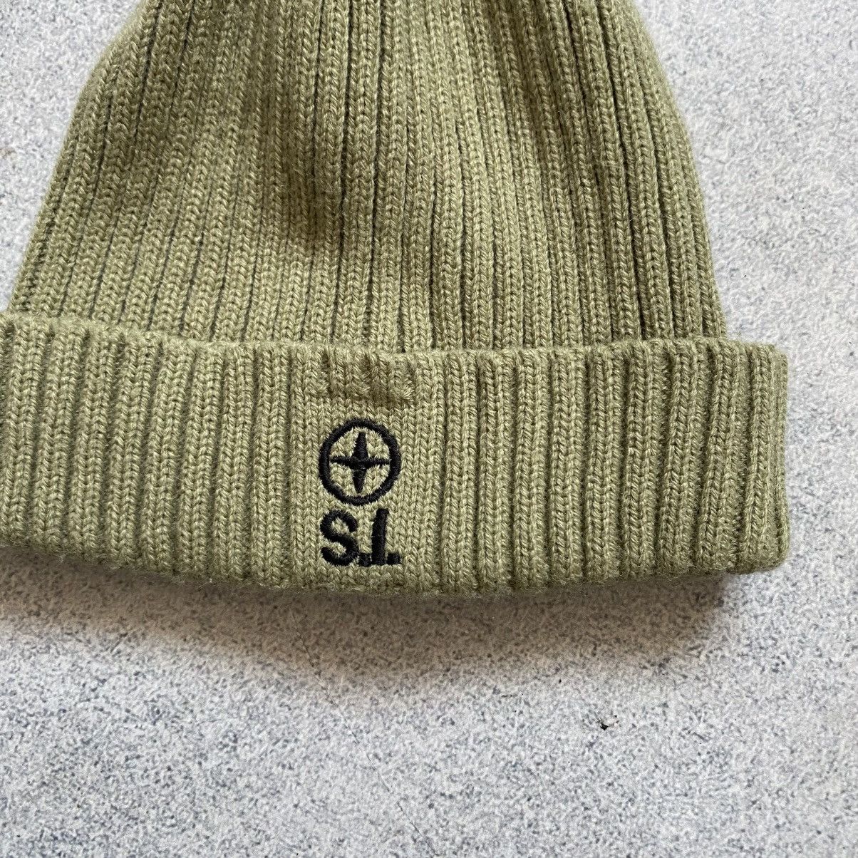 Stone Island Stone Island Beanie Hats 90s Embroidered Logo Size ONE SIZE - 2 Thumbnail
