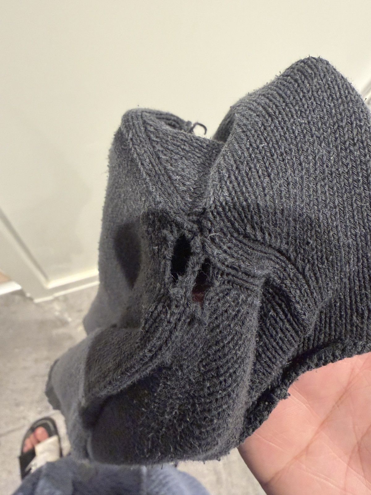 Rick Owens Rick Owens Distressed Knit Sweater Size US M / EU 48-50 / 2 - 4 Thumbnail