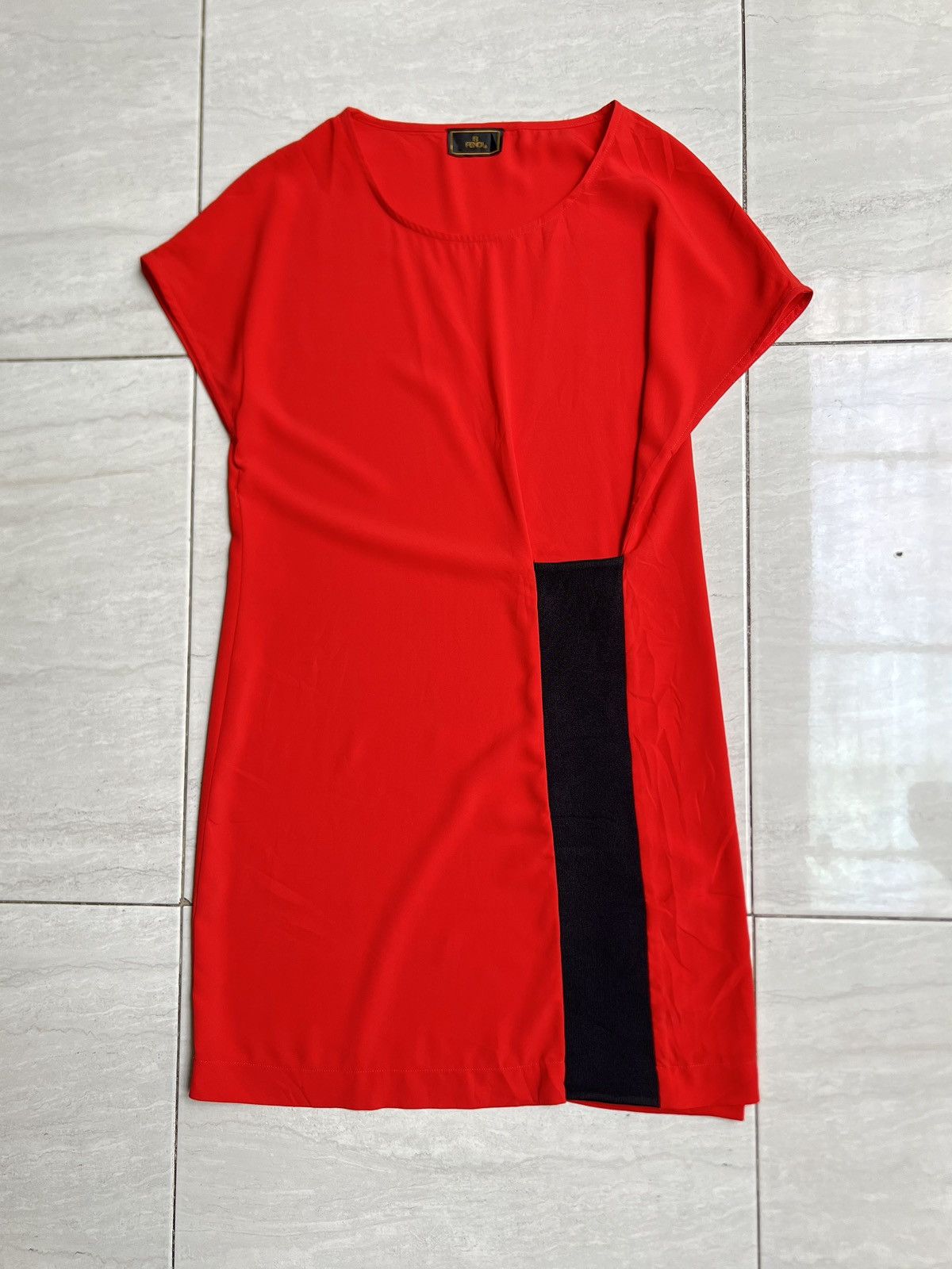 Fendi Fendi Red Midi Dress Size XS / US 0-2 / IT 36-38 - 11 Thumbnail