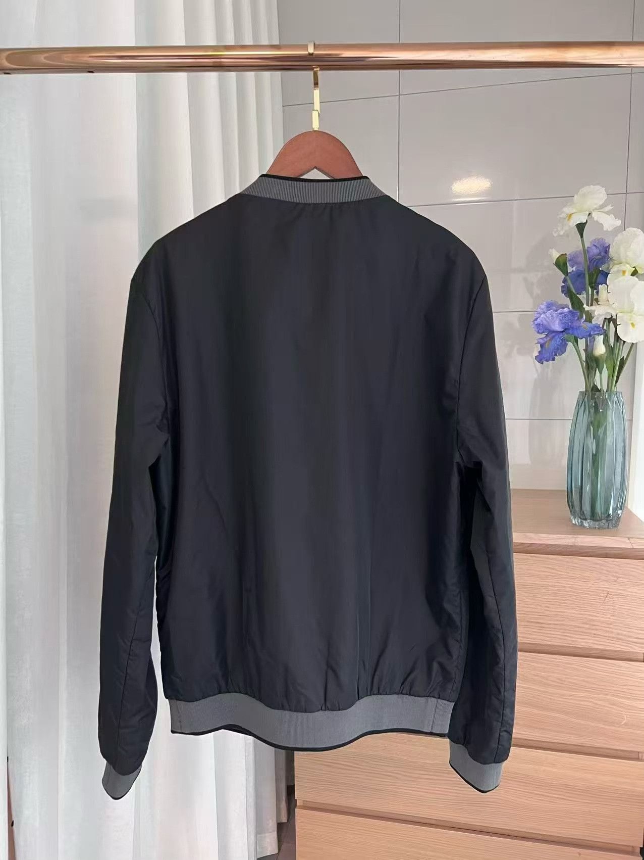 Dolce & Gabbana Dolce&Gabbana Black Embroidered Cotton Jacket Size US M / EU 48-50 / 2 - 2 Thumbnail