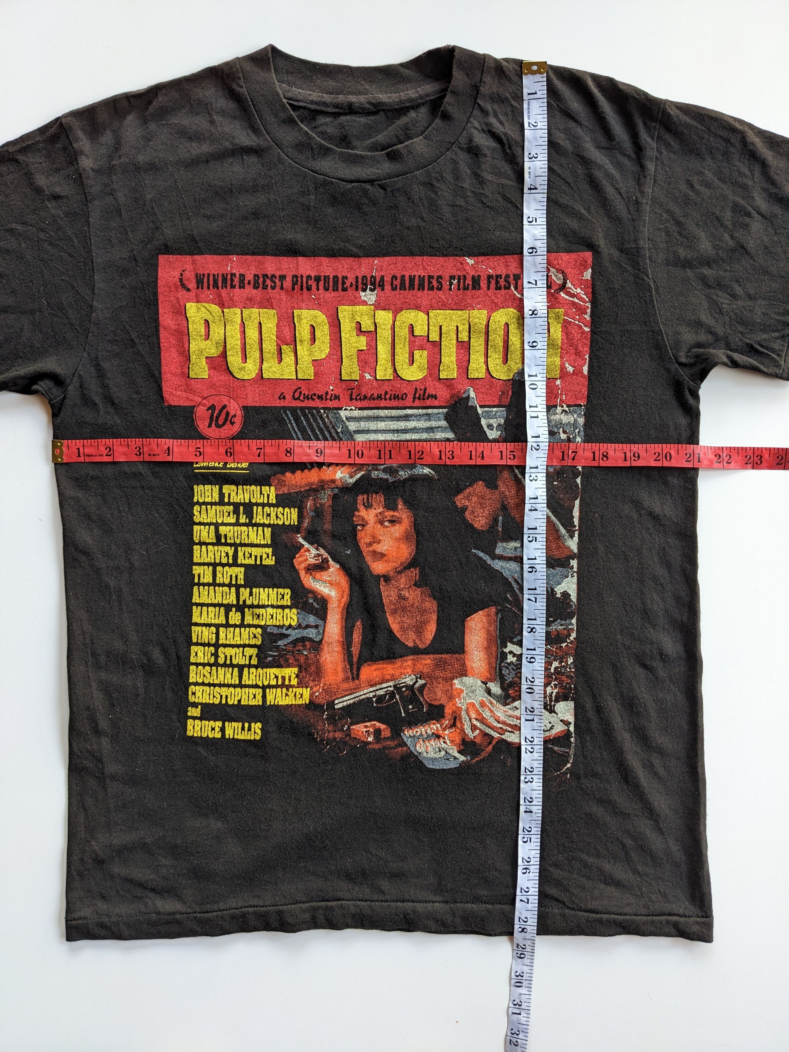 Vintage Vintage bootleg Pulp Fiction movie Size US L / EU 52-54 / 3 - 6 Thumbnail