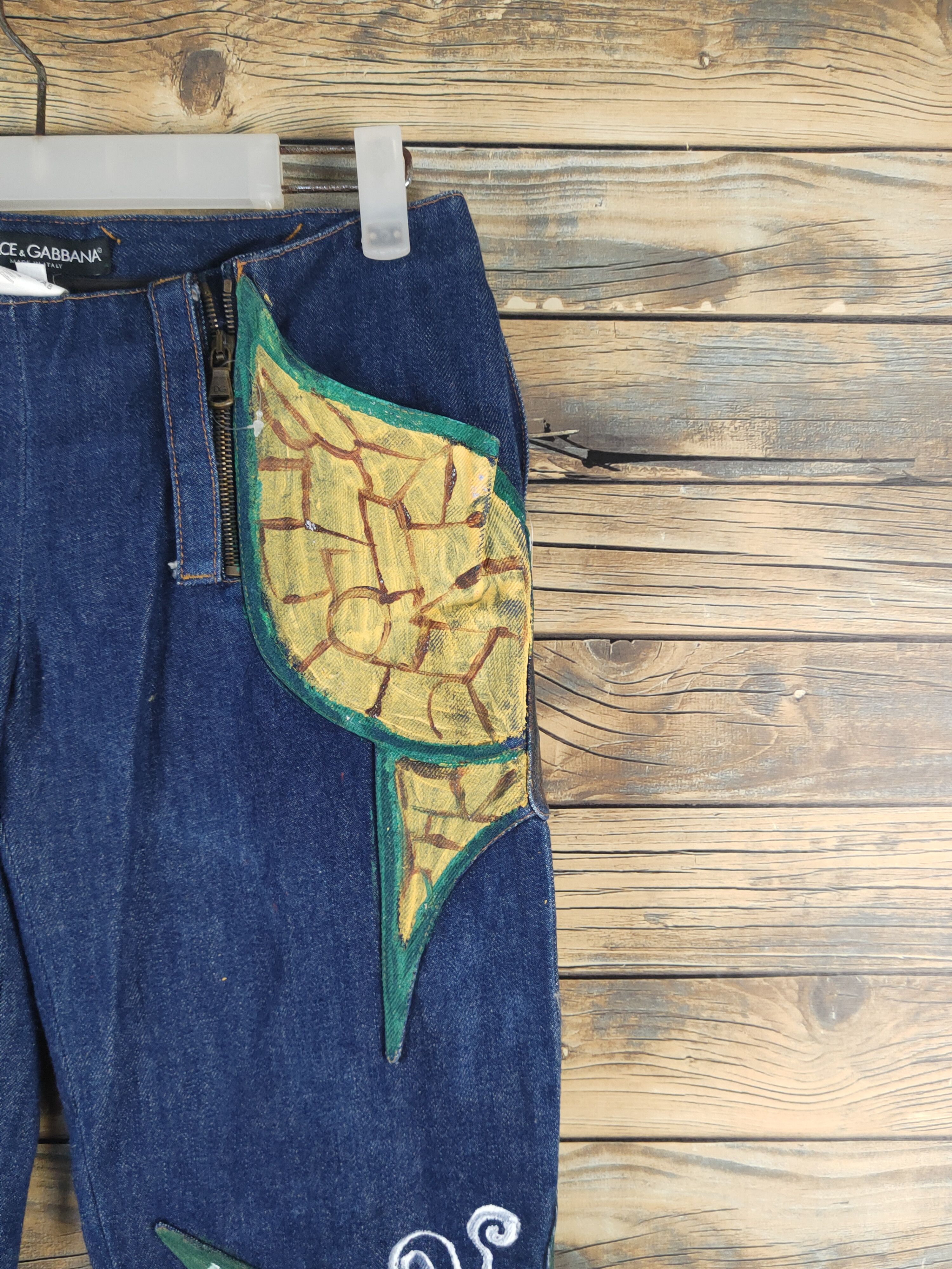 Dolce & Gabbana DL Dolce& Gabbana Blue Distressed Ripped Jeans #1008T Size 26" / US 2 / IT 38 - 6 Thumbnail