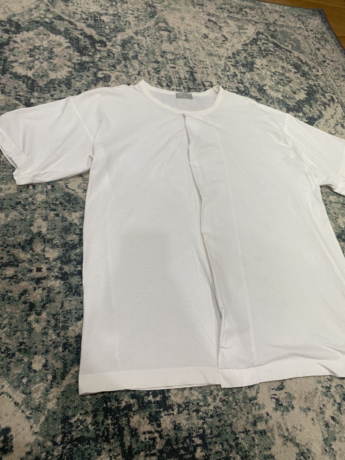 Comme des Garcons AW97 Comme Des Garçons Cut & Sew Nylon Cotton T Shirt Size US L / EU 52-54 / 3 - 3 Thumbnail