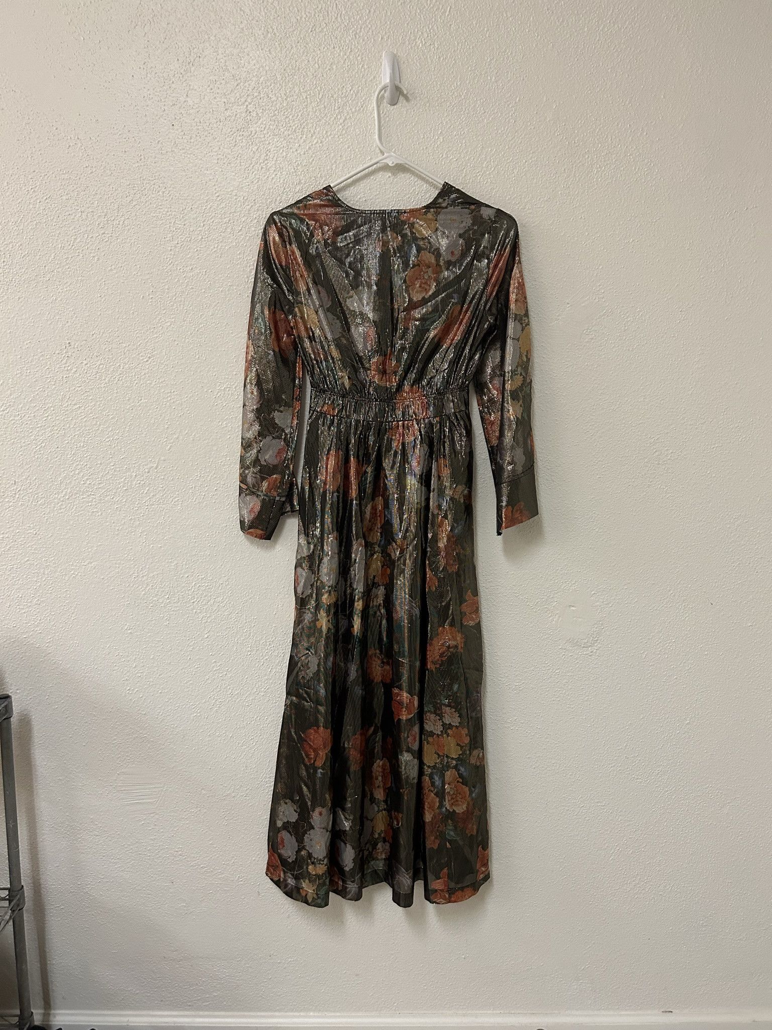 Anthropologie NWT ANTHROPOLOGIE x CABALLERO v-neck floral maxi dress Size XXS / US 00 / IT 34 - 8 Thumbnail
