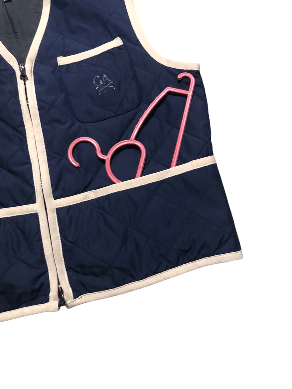 Giorgio Armani Vintage Giorgio Armani Golf Quilted Vest Riri Zipper Size US S / EU 44-46 / 1 - 14 Thumbnail