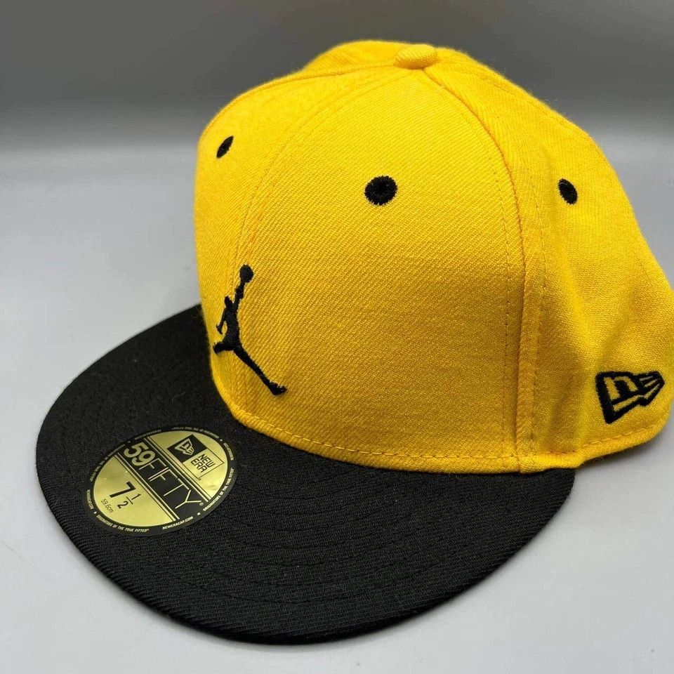 Jordan Brand Air Jordan Hat Men 7 1/2 Embroidered 59Fifty New Era Fitted Size ONE SIZE - 3 Thumbnail