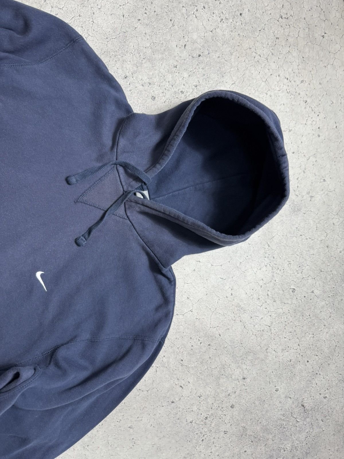 Nike Nike Vintage Hoodie Blue Gray Tag Swoosh Drill Size US XL / EU 56 / 4 - 4 Thumbnail