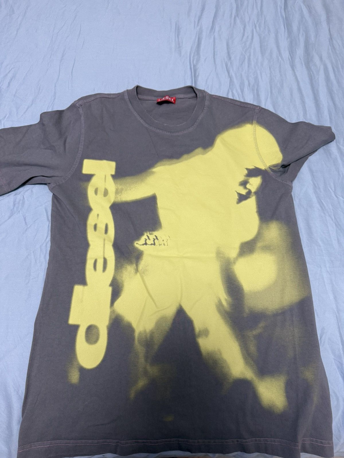 Diesel Diesel Graphic T-Shirt Rare Archive Style Gray Size US S / EU 44-46 / 1 - 1 Thumbnail