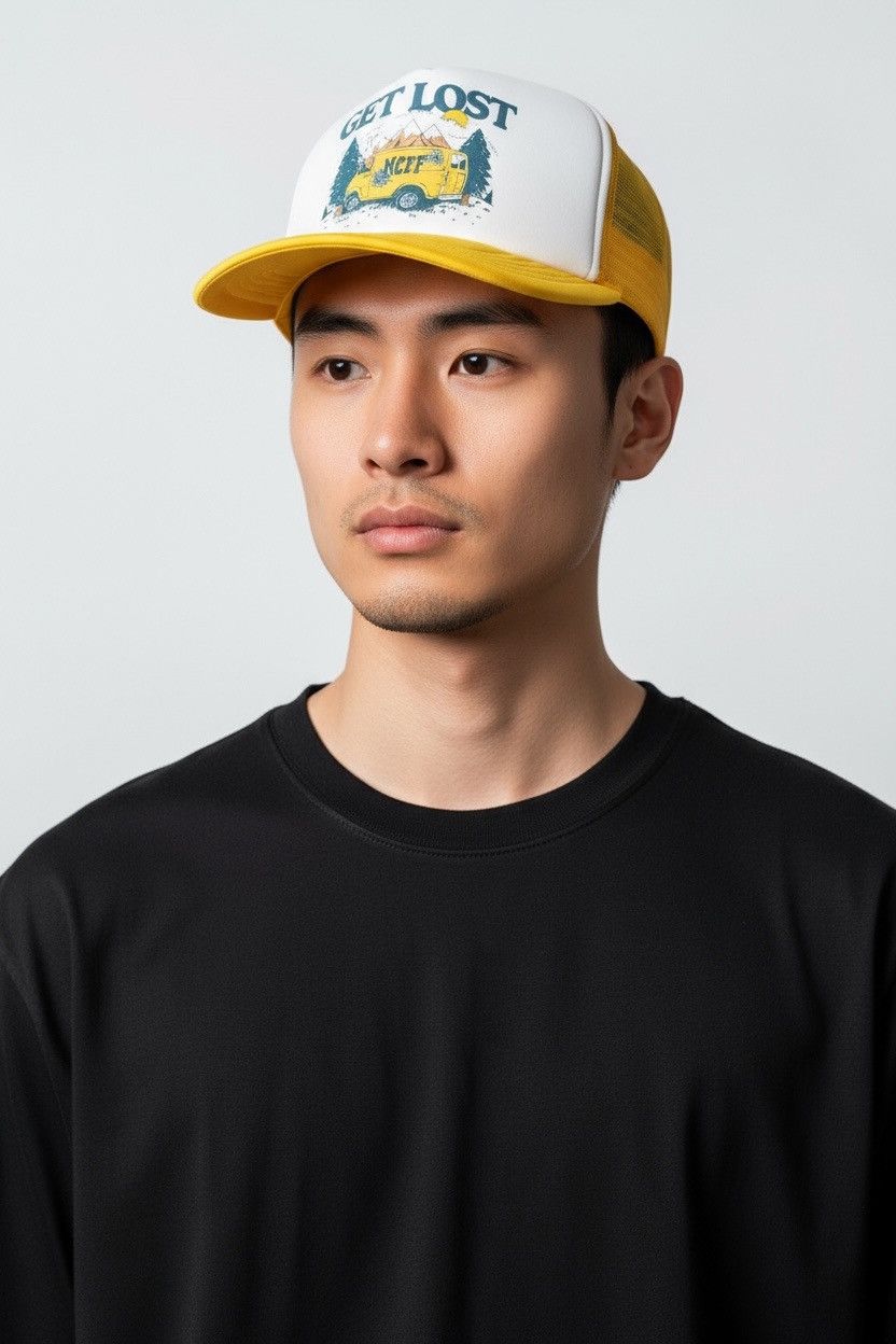 NEFF Neff "Get Lost" Multicolor Snapback Trucker Hat Adjustable Size ONE SIZE - 2 Thumbnail