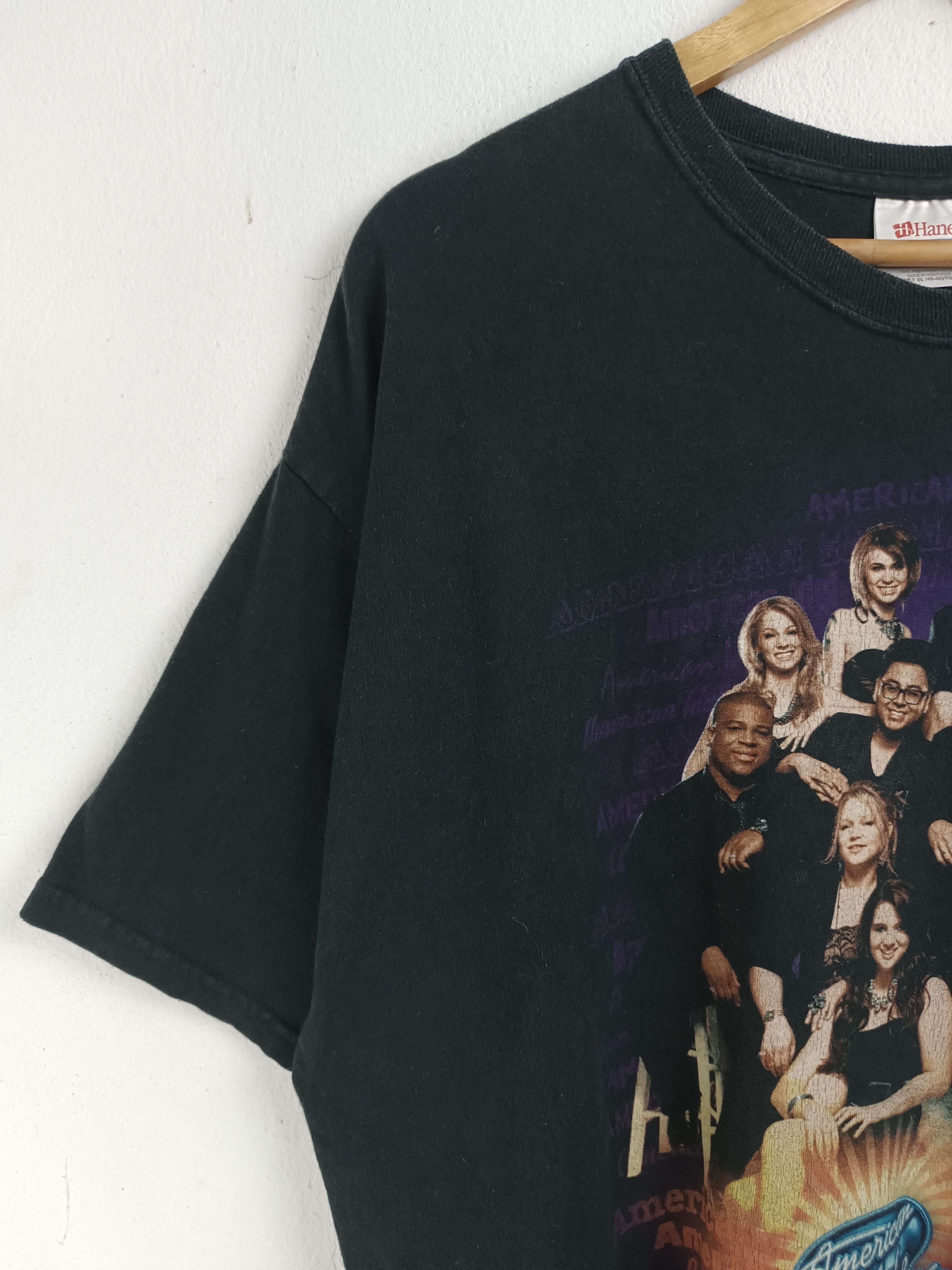 Rap Tees VINTAGE 2010 AMERICAN IDOL LIVE TOUR TS kelly clarkson aiken Size US XL / EU 56 / 4 - 5 Thumbnail