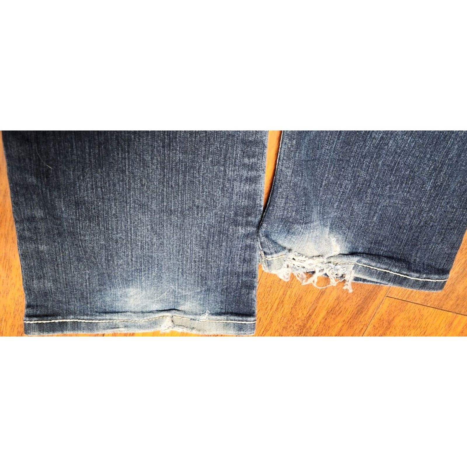 Miss Me MISS ME Signature boot cut jeans Women's 29x33 Denim Bling 5-Pocket Pockets Blue Jeans Size 29 Regular Womens Jeans JE8178BL Size 29" - 6 Thumbnail