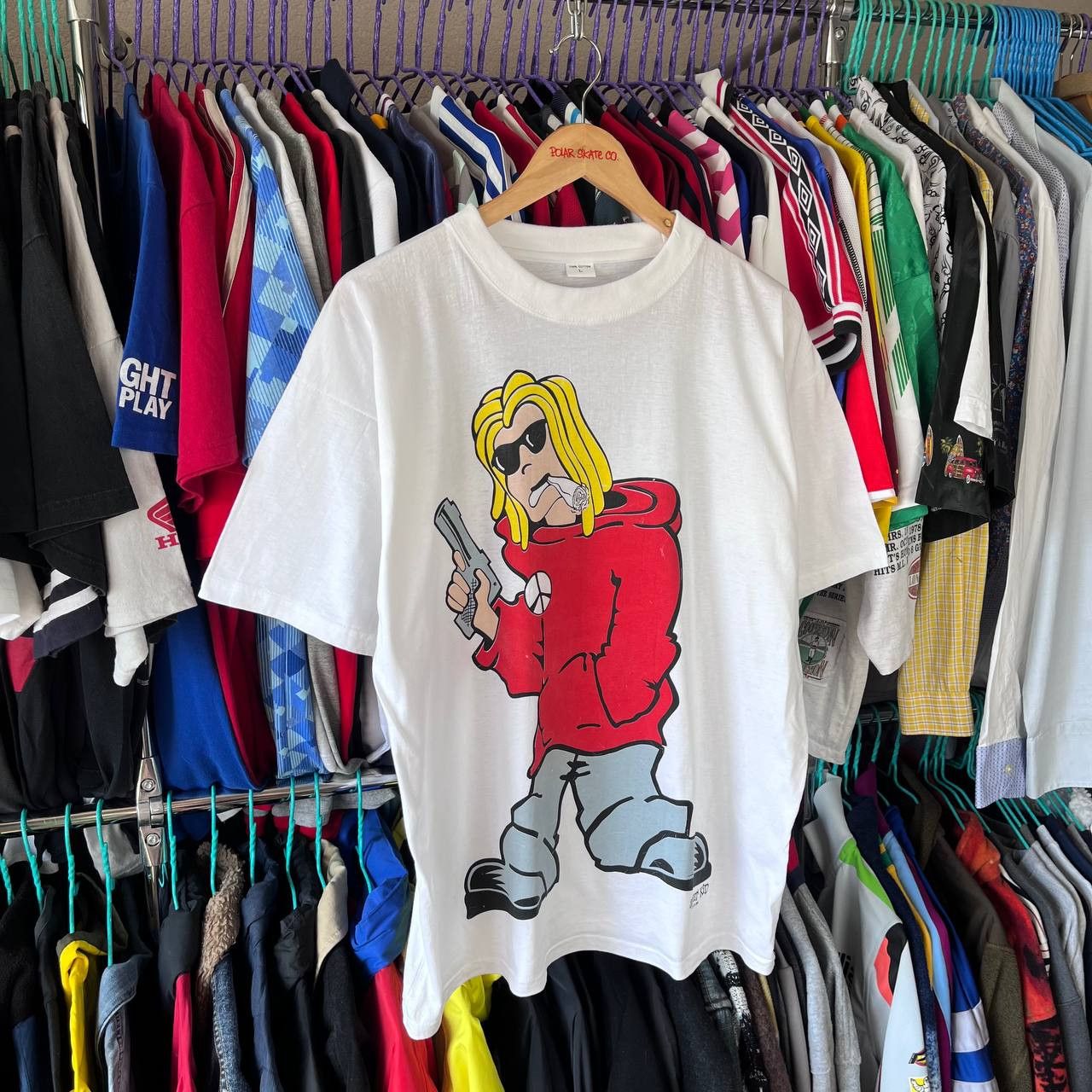 Vintage Vintage 1994 Rap Y2K Streetwear Hippie Glock Tshirt Size L Size US L / EU 52-54 / 3 - 2 Thumbnail