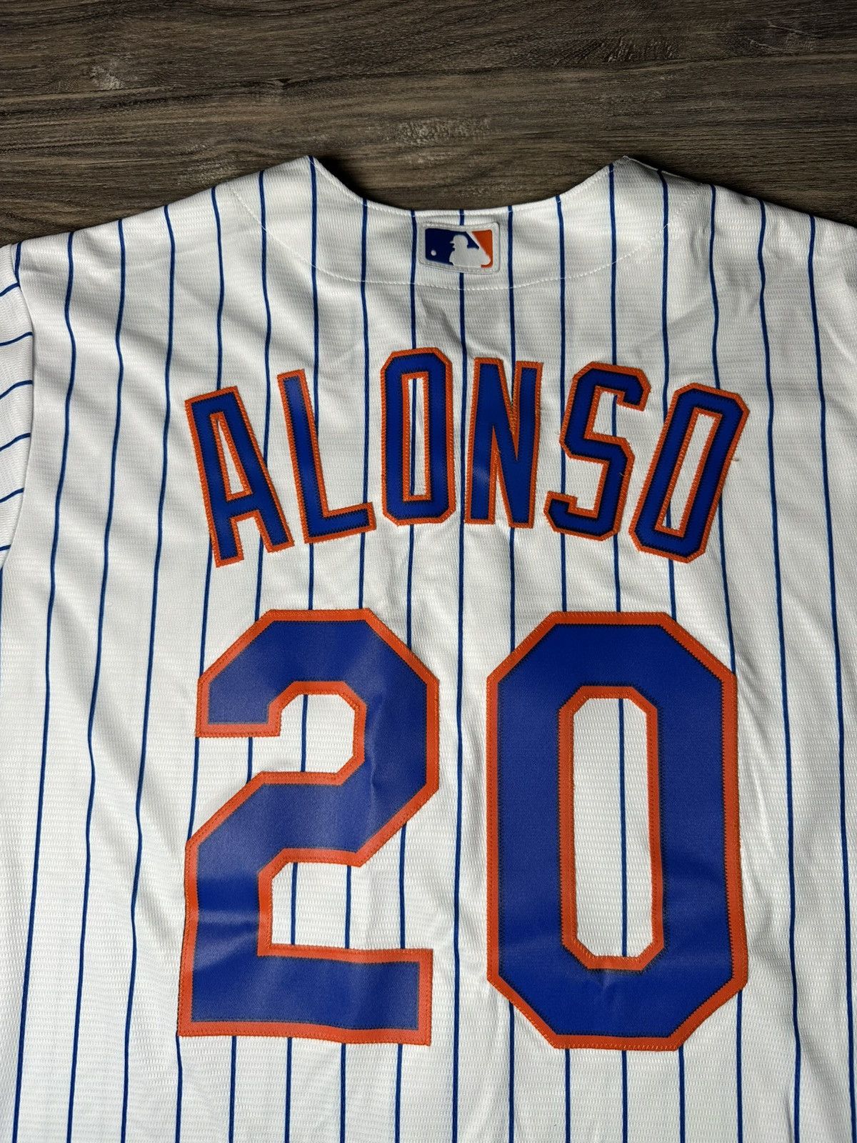 NBA New York Mets Pete Alonso 20 MLB Baseball Jersey Men's Size US L / EU 52-54 / 3 - 4 Thumbnail