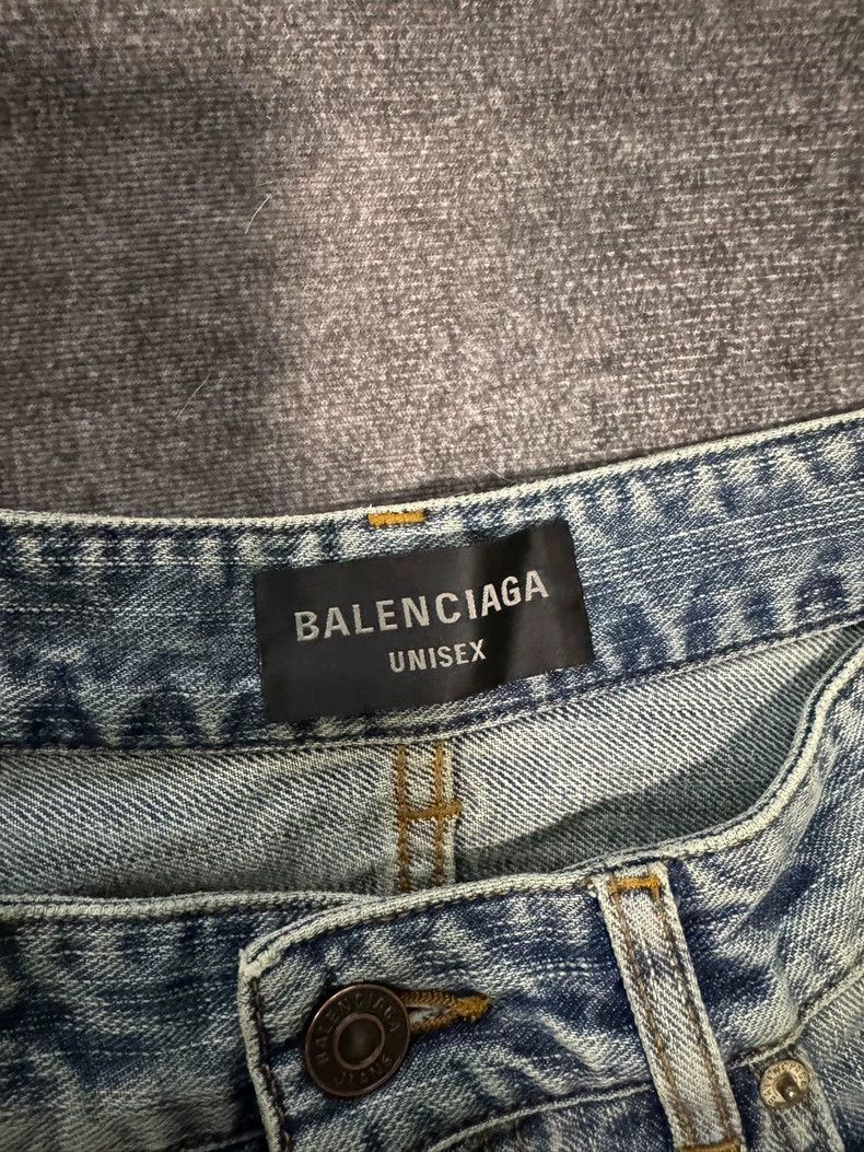 Balenciaga Balenciaga size XS Make old mid-waist straight jeans Size US 27 - 3 Thumbnail