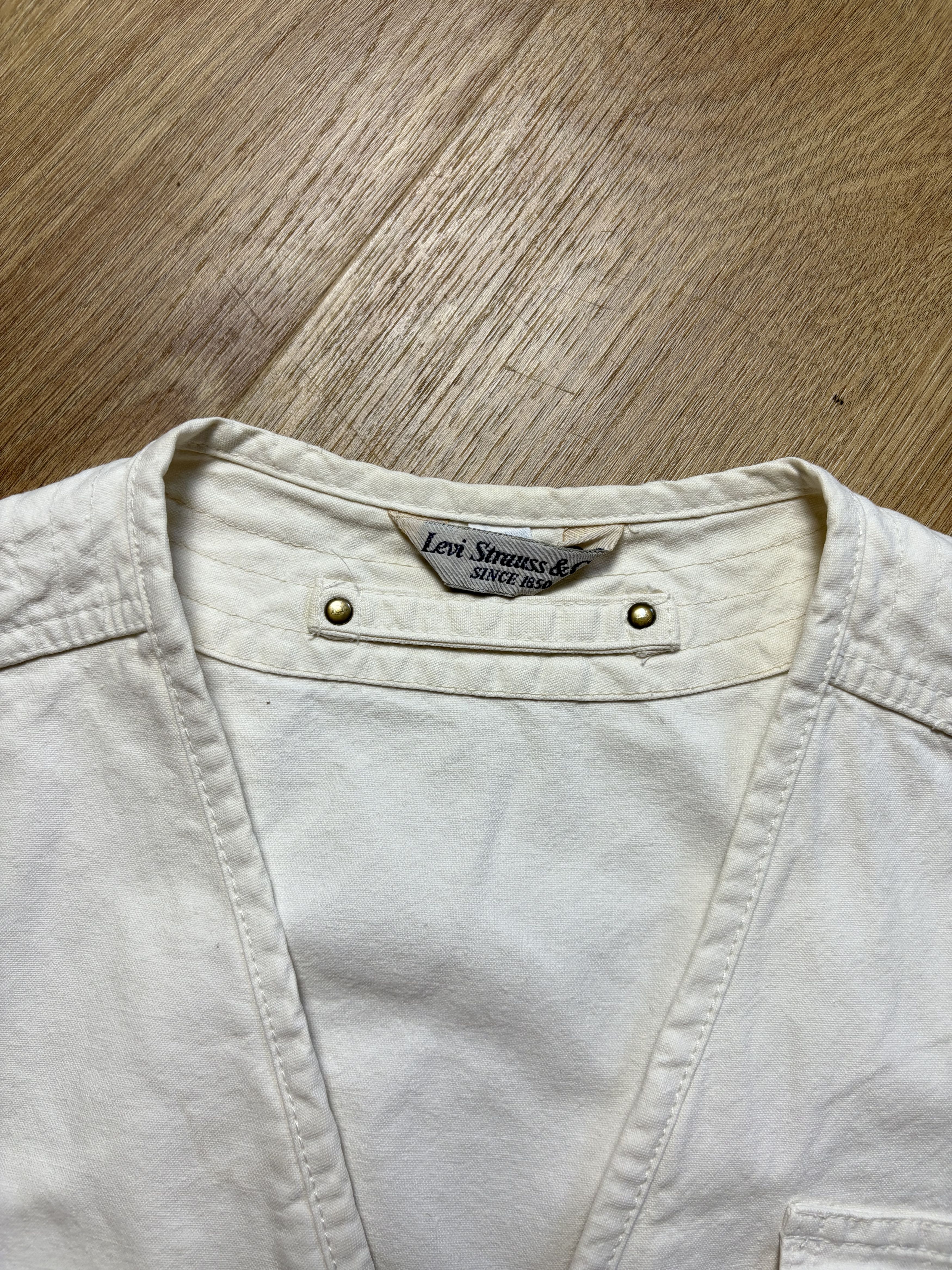 Levi's Levi's 90s White Duck Pocket Technical Canvas Vest (L) Size US L / EU 52-54 / 3 - 5 Thumbnail
