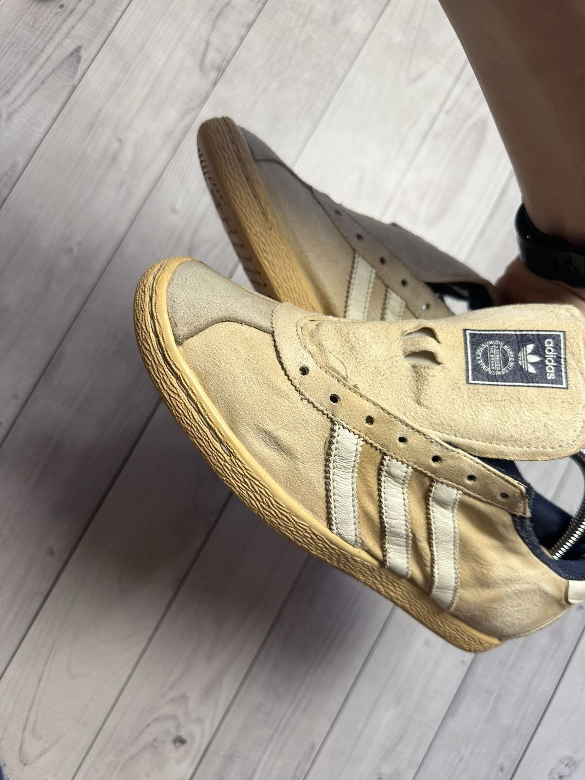 Adidas × Vintage Vintage adidas Tobacco sneakers city series rare retro US8.5 Size US 8.5 / EU 41-42 - 4 Thumbnail