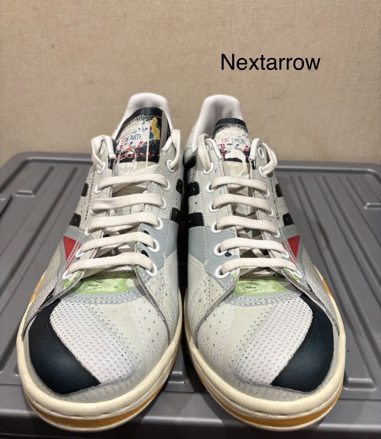 Raf Simons Raf Simons x Adidas RS Microppacer Trompe L'oeil Board Shoes Size US 10 / EU 43 - 2 Thumbnail
