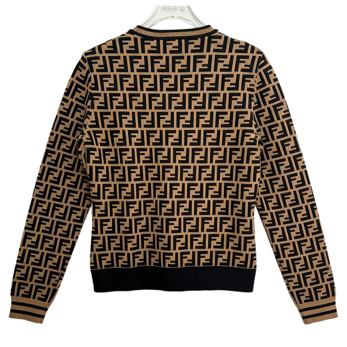 Fendi Fendi FF Pattern Long Sleeve Pullover Sweater K26WX Size US XS / EU 42 / 0 - 2 Thumbnail