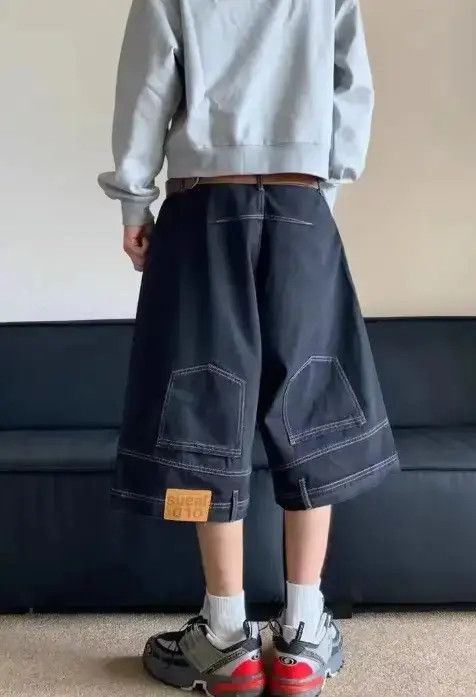 Jean Kimiko x Nami Inverted Denim Style Baggy Hip Hop Party Size US 34 / EU 50 - 6 Thumbnail