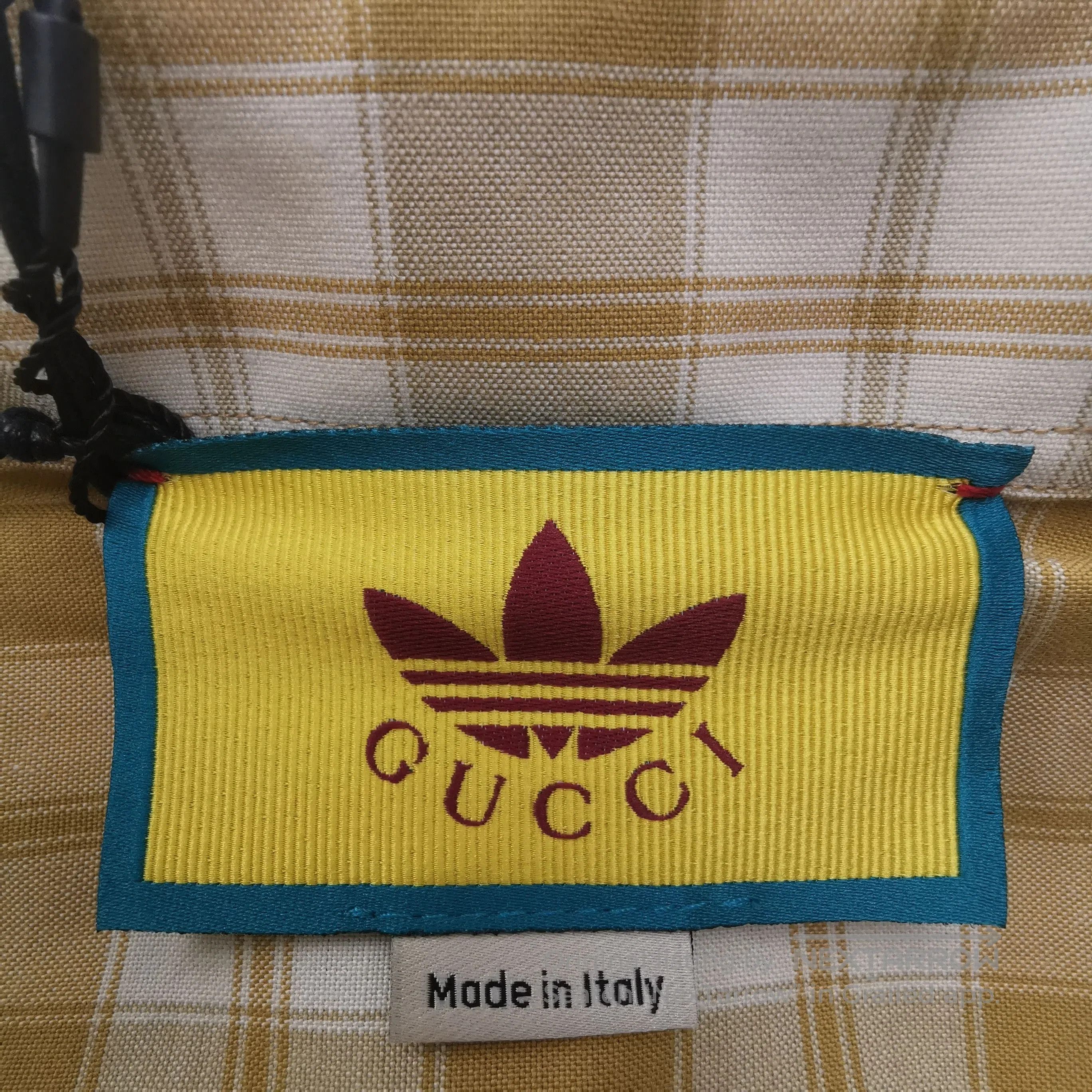 Gucci Gucci x Adidas Cotton Check Logo Shirt S/46. Size US S / EU 44-46 / 1 - 3 Thumbnail