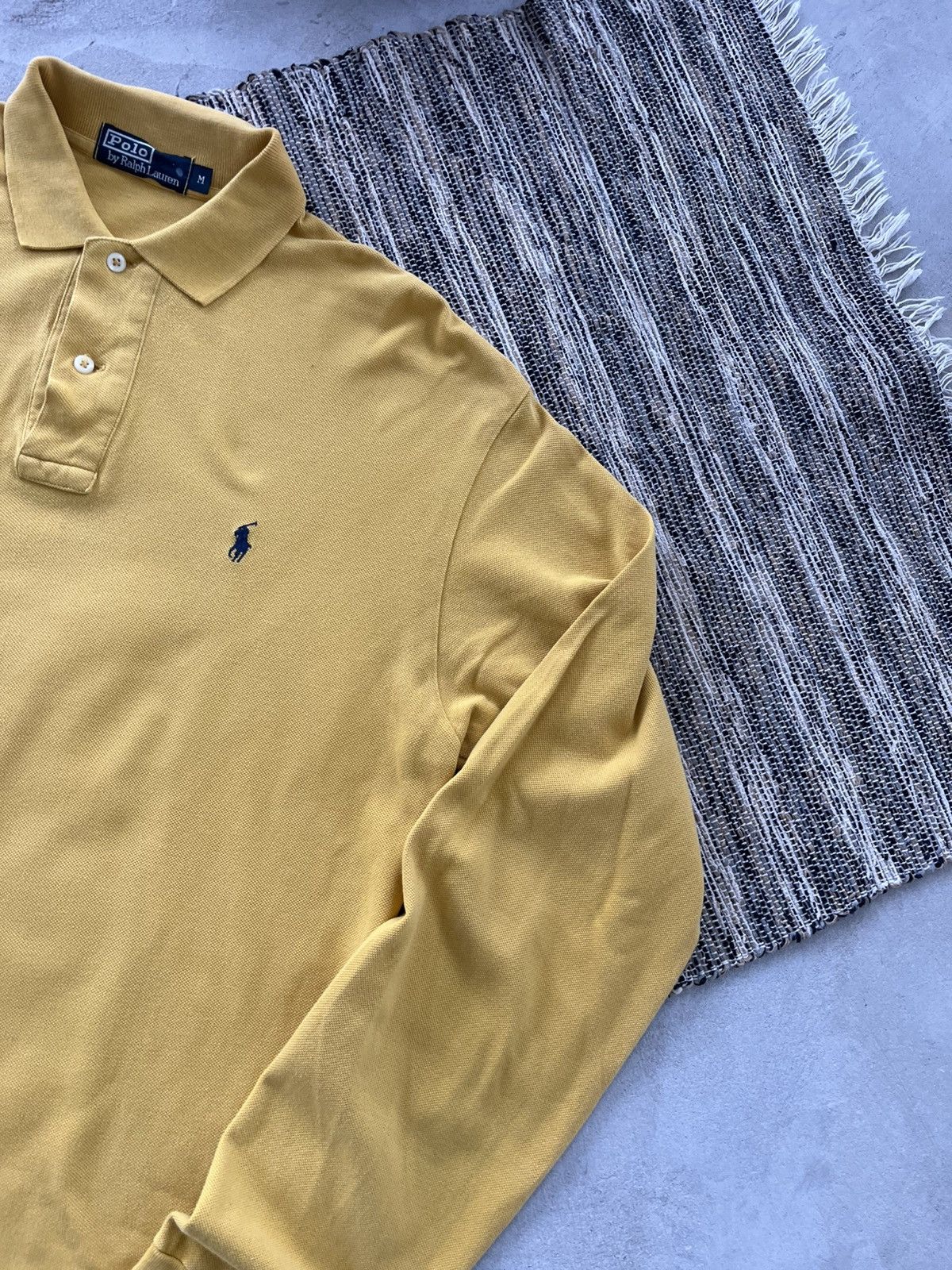 Polo Ralph Lauren Vintage Polo Ralph Lauren Yellow Rugby Polo shirt Avantgarde Size US M / EU 48-50 / 2 - 4 Thumbnail