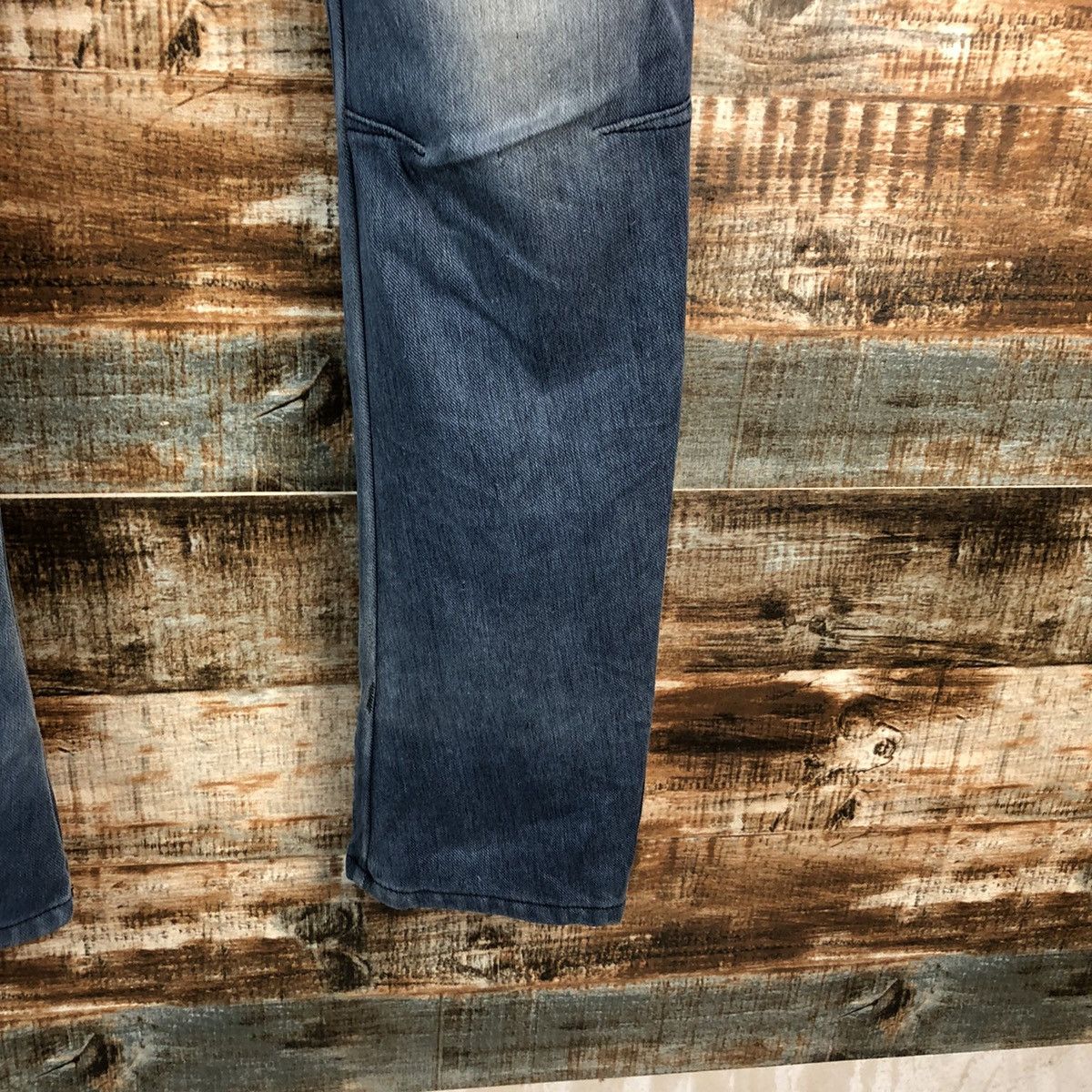 Japanese Brand Field Core Blue ripped Distressed Denim cargo Pants #A2126 Size US 29 - 12 Thumbnail