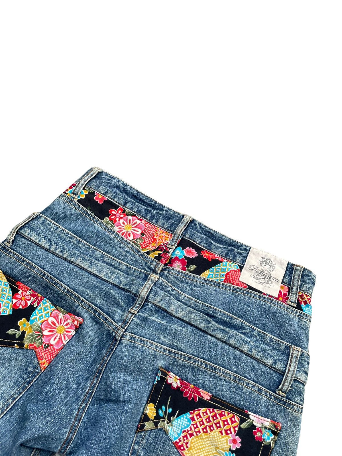 If Six Was Nine Dominate Handcrafted Double Waist Denim Size US 31 - 12 Thumbnail
