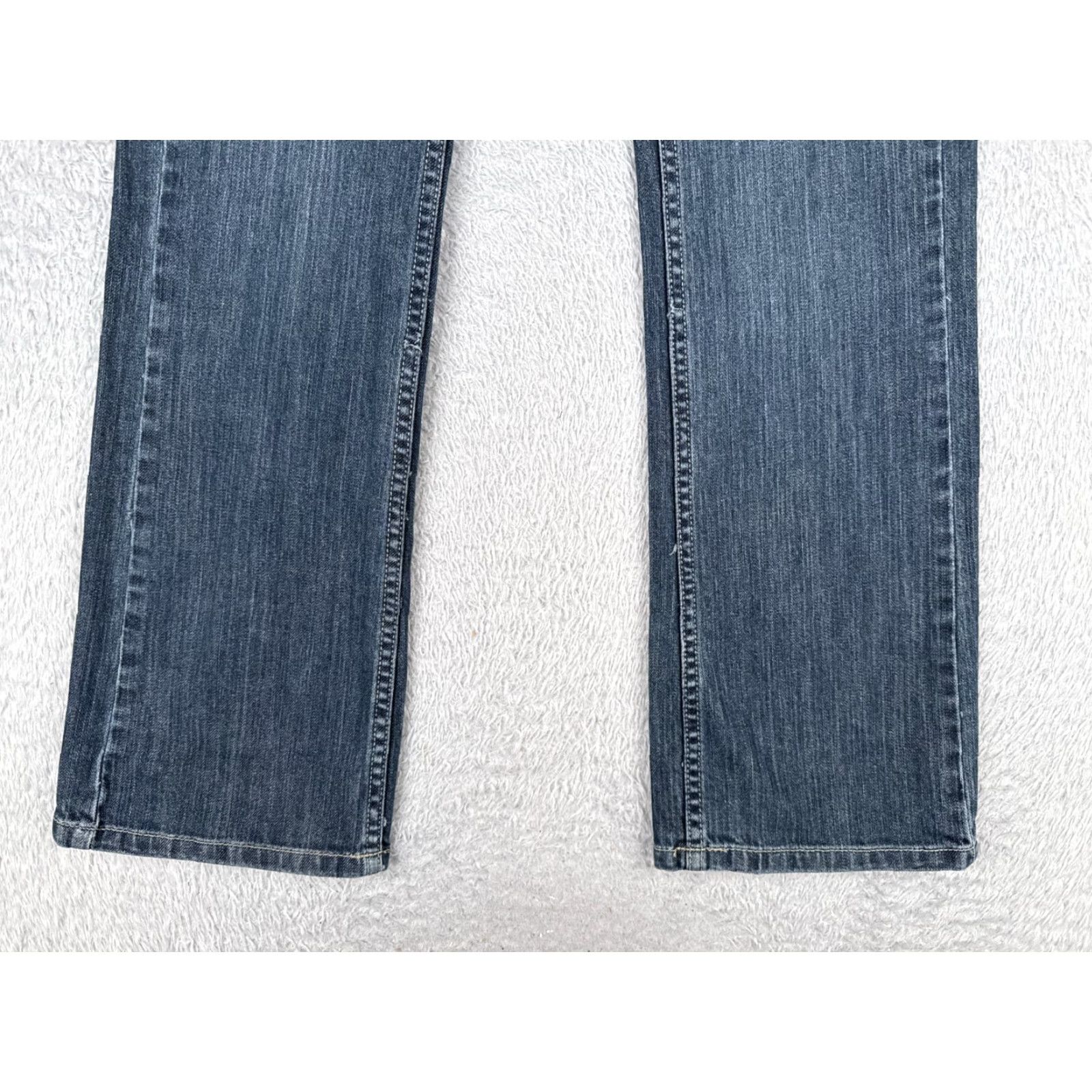 Merona VINTAGE Merona Women's Jeans Bootcut Low Rise 30x31 Denim Cotton Blend Blue 90s Womens Size 30" / US 8 / IT 44 - 2 Thumbnail