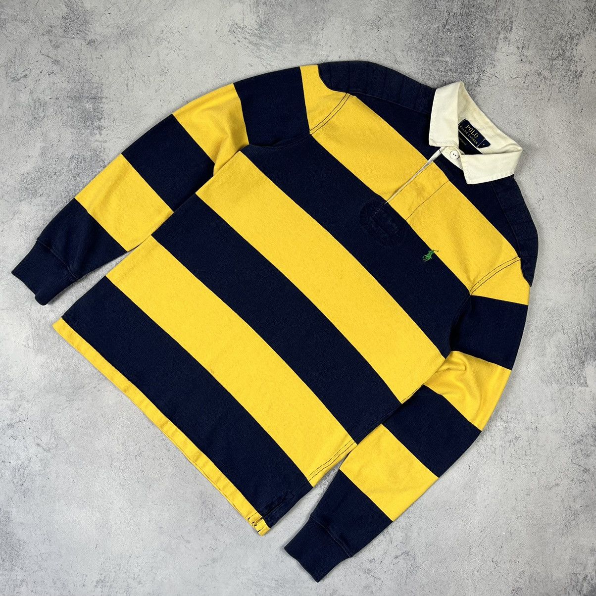 Polo Ralph Lauren Vintage Polo Ralph Lauren stripped rugby shirt 90’s Size US S / EU 44-46 / 1 - 2 Thumbnail