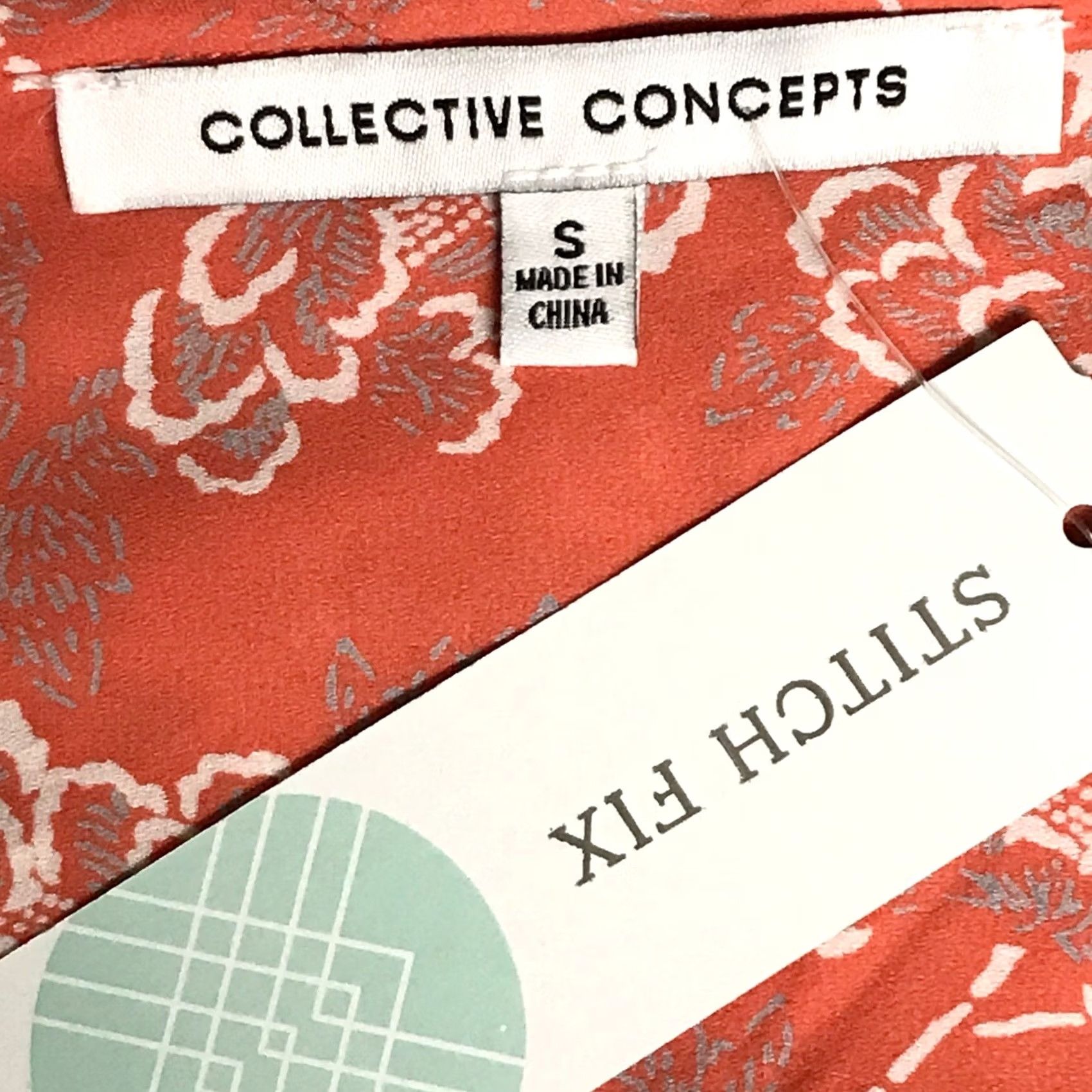 Zimmermann Collective Concepts Women Orange Red Floral Zimmerman 3/4 Tie-Sleeve Top Blouse S Size S / US 4 / IT 40 - 2 Thumbnail