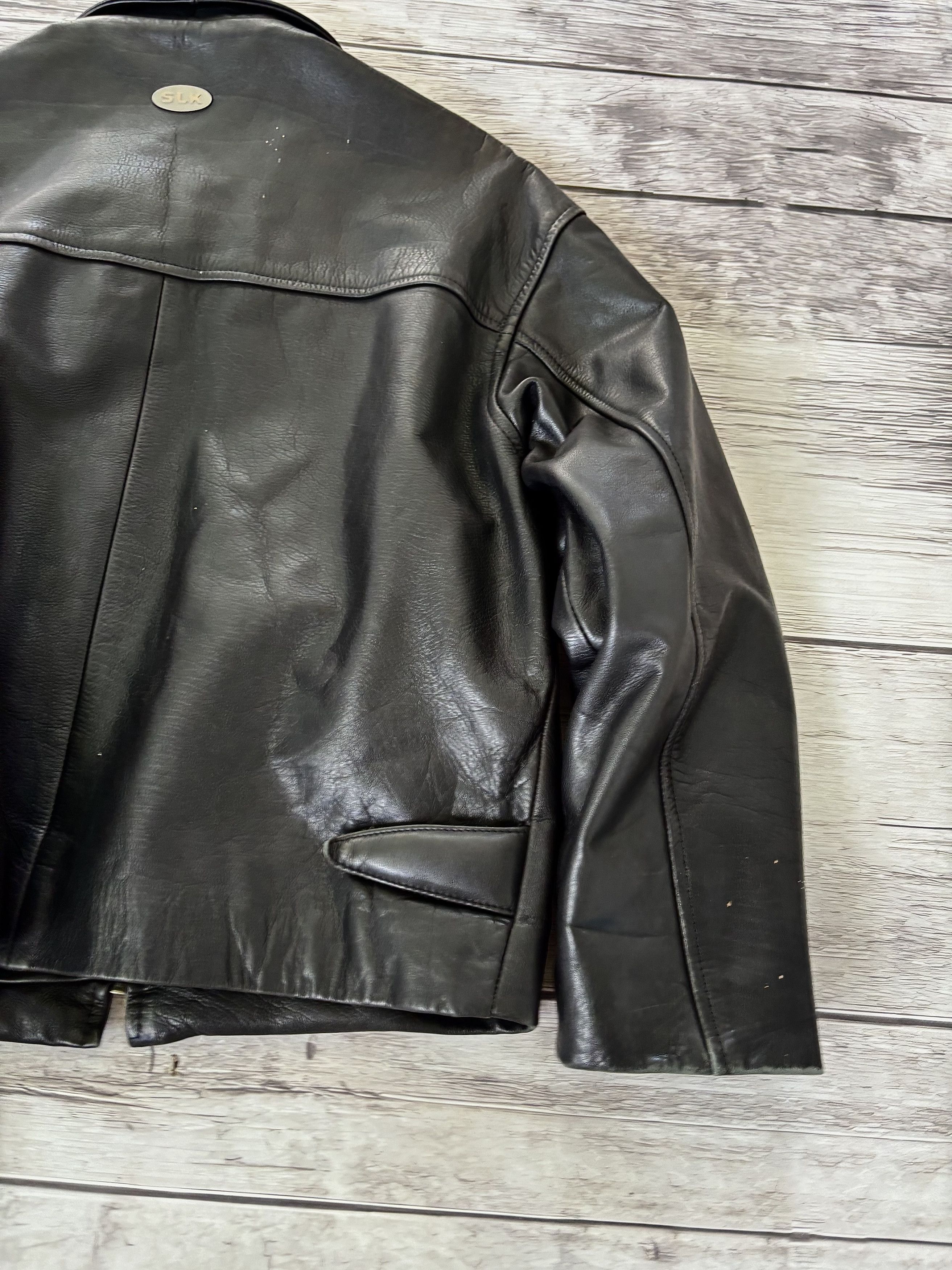 Genuine Leather × Hysteric Glamour YOHJI YAMAMOTO BALENCIAGA STYLE CROPPED LEATHER JACKET Size US M / EU 48-50 / 2 - 6 Thumbnail