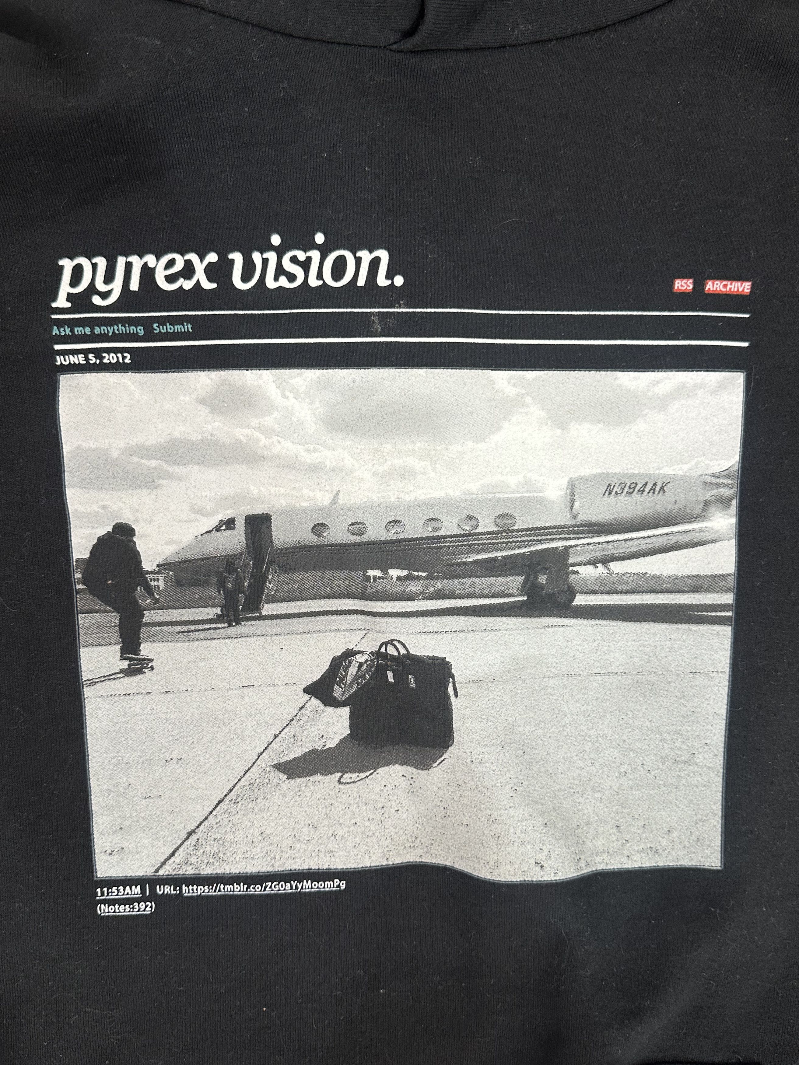 Pyrex Vision Rare Pyrex Vision Virgil Abloh Off-White Hoodie Size L Size US XL / EU 56 / 4 - 3 Thumbnail