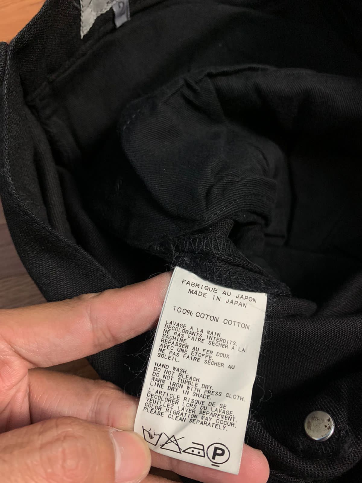 Yohji Yamamoto Yohji Yamamoto Pour Homme Black Denim Size US 30 / EU 46 - 14 Thumbnail