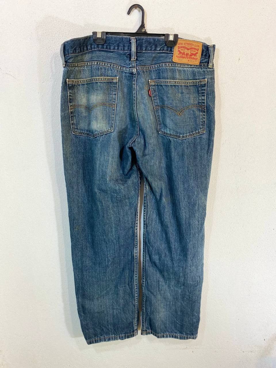 image of Le Grande Bleu L G B x Levis 514 Nice Faded Design Denim, Men's (Size 38)