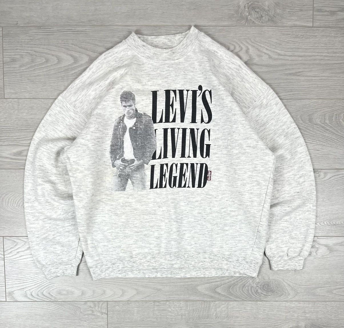Levi's × Vintage Levi’s Vintage 80s Living Legend Movie Rare Sweatshirt Size US L / EU 52-54 / 3 - 1 Thumbnail