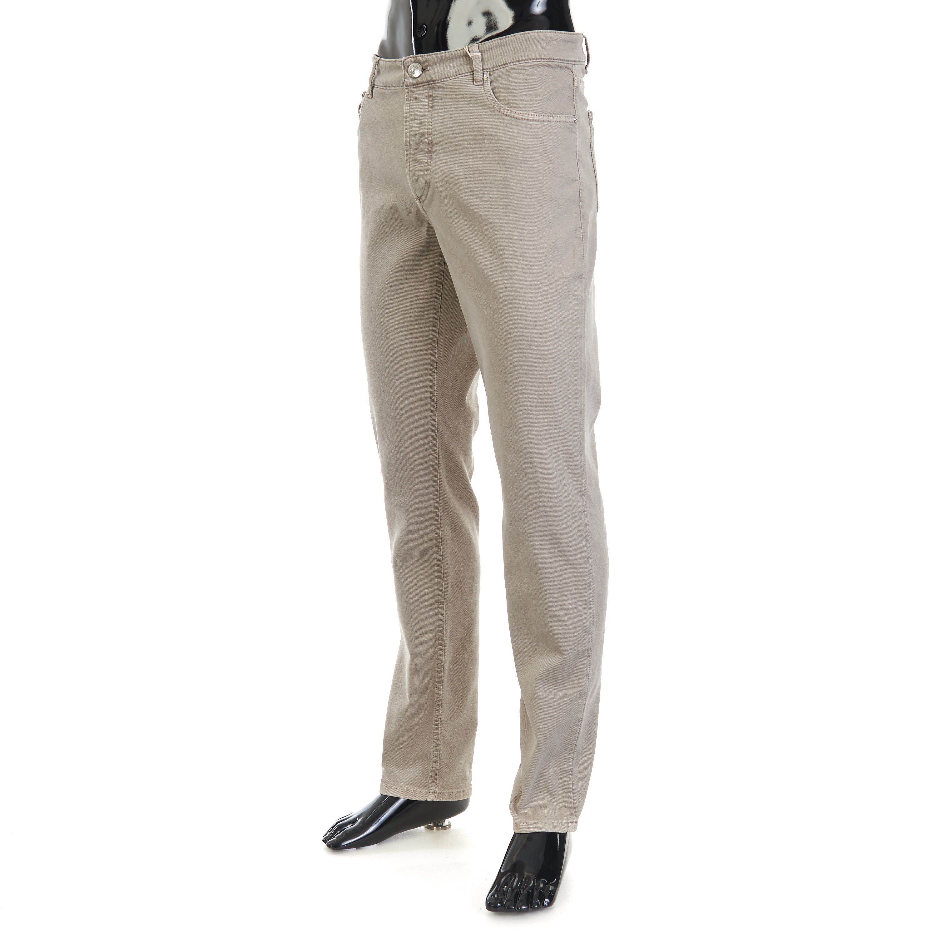 Brunello Cucinelli Five-Pocket Trousers - Garment Dyed Comfort Lightweight Size US 40 / EU 56 - 3 Thumbnail