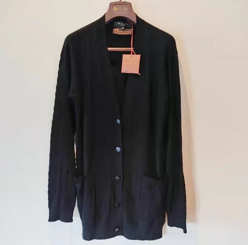 Loro Piana LORO PIANA Luo Ma velvet knit coat Size US M / EU 48-50 / 2 - 1 Thumbnail