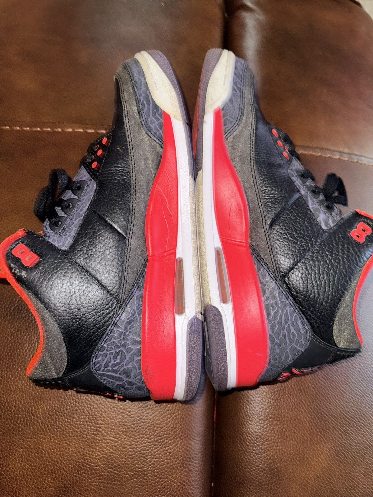 Jordan Brand Air Jordan 3 Retro ‘Crimson’ Size US 11.5 / EU 44-45 - 4 Thumbnail