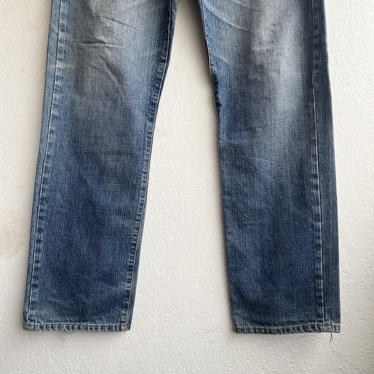 Calvin Klein VINTAGE Y2K CALVIN KLEIN DISTRESSED DENIM FADED JEANS Size US 38 / EU 54 - 8 Thumbnail
