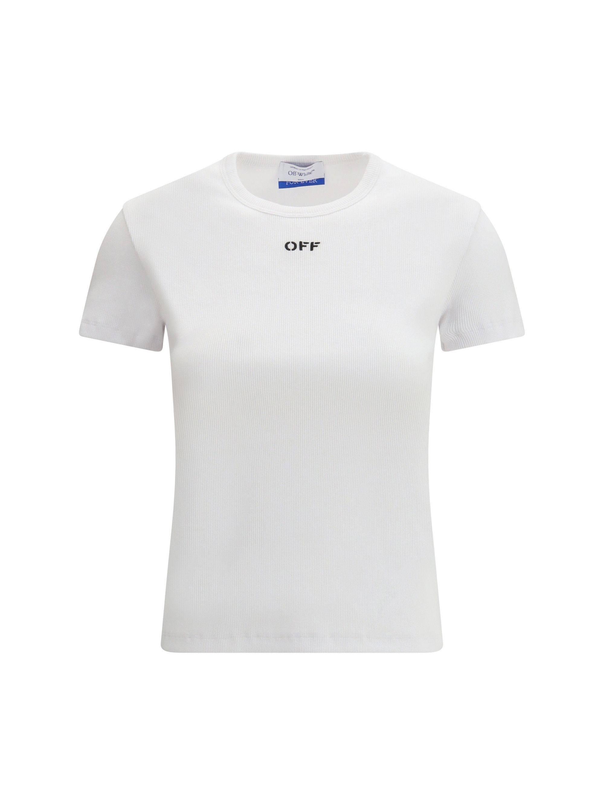 Off-White Off Stamp Rib Basic T-shirt Size M / US 6-8 / IT 42-44 - 1 Thumbnail