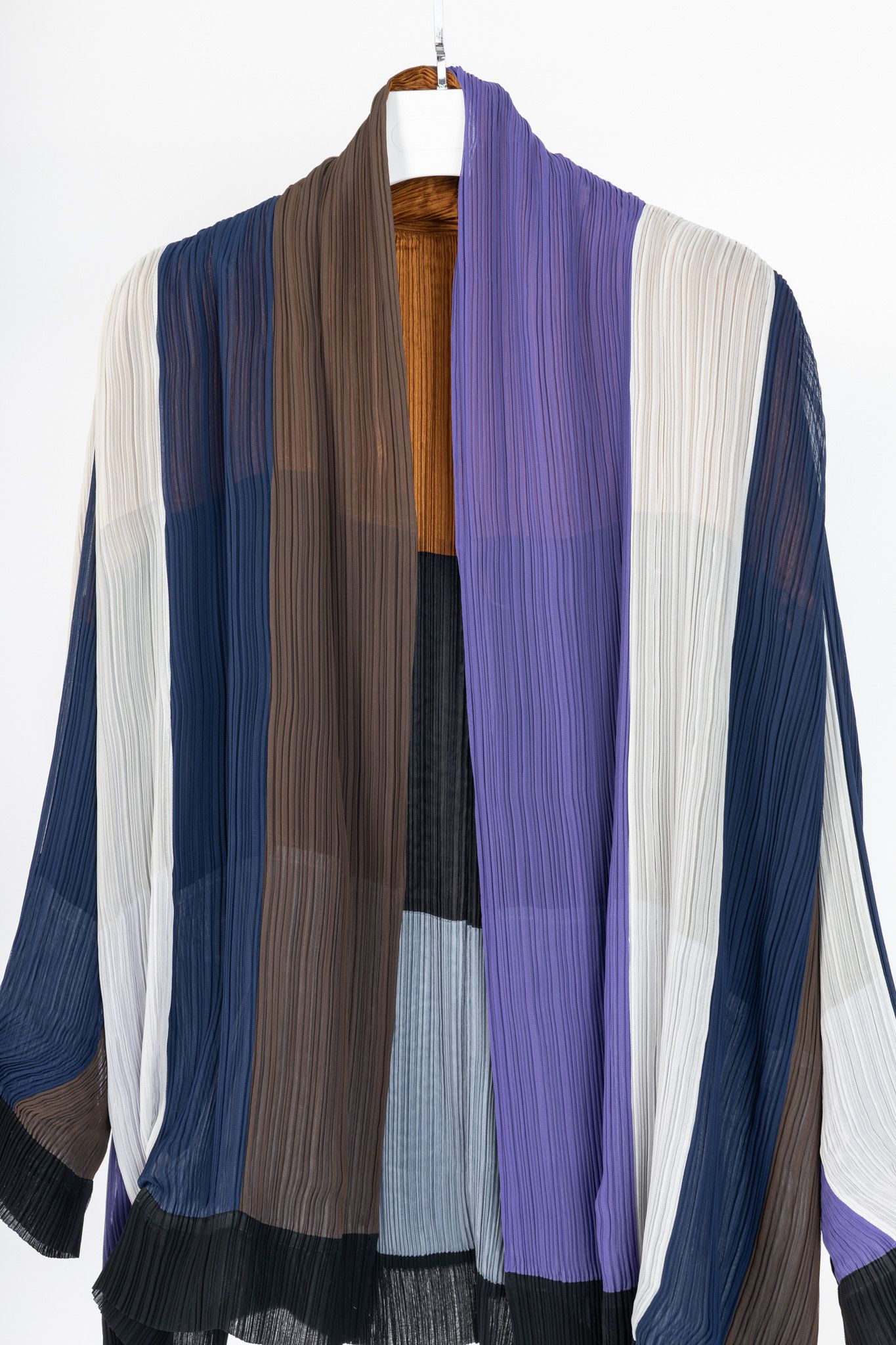 Issey Miyake Issey Miyake SS93 Reversible Striped Pleated Jacket Size M / US 6-8 / IT 42-44 - 9 Thumbnail