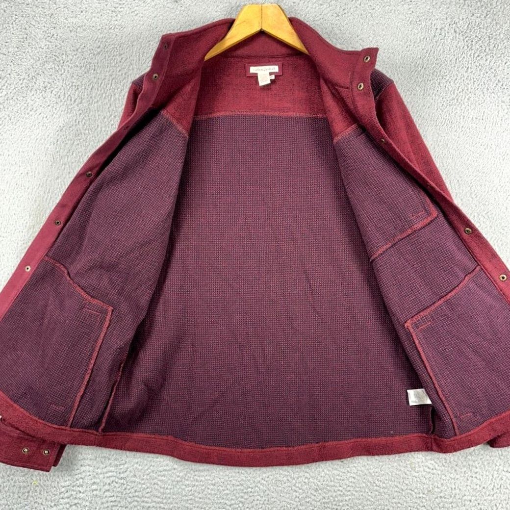 Carbon2Cobalt VINTAGE? No. Carbon 2 Cobalt Snap Shacket Shirt Mens Medium Maroon Button Up Jacket Pocket Shirt Jacket Mens Medium Red Outdoor Winter Casual Size US M / EU 48-50 / 2 - 4 Thumbnail
