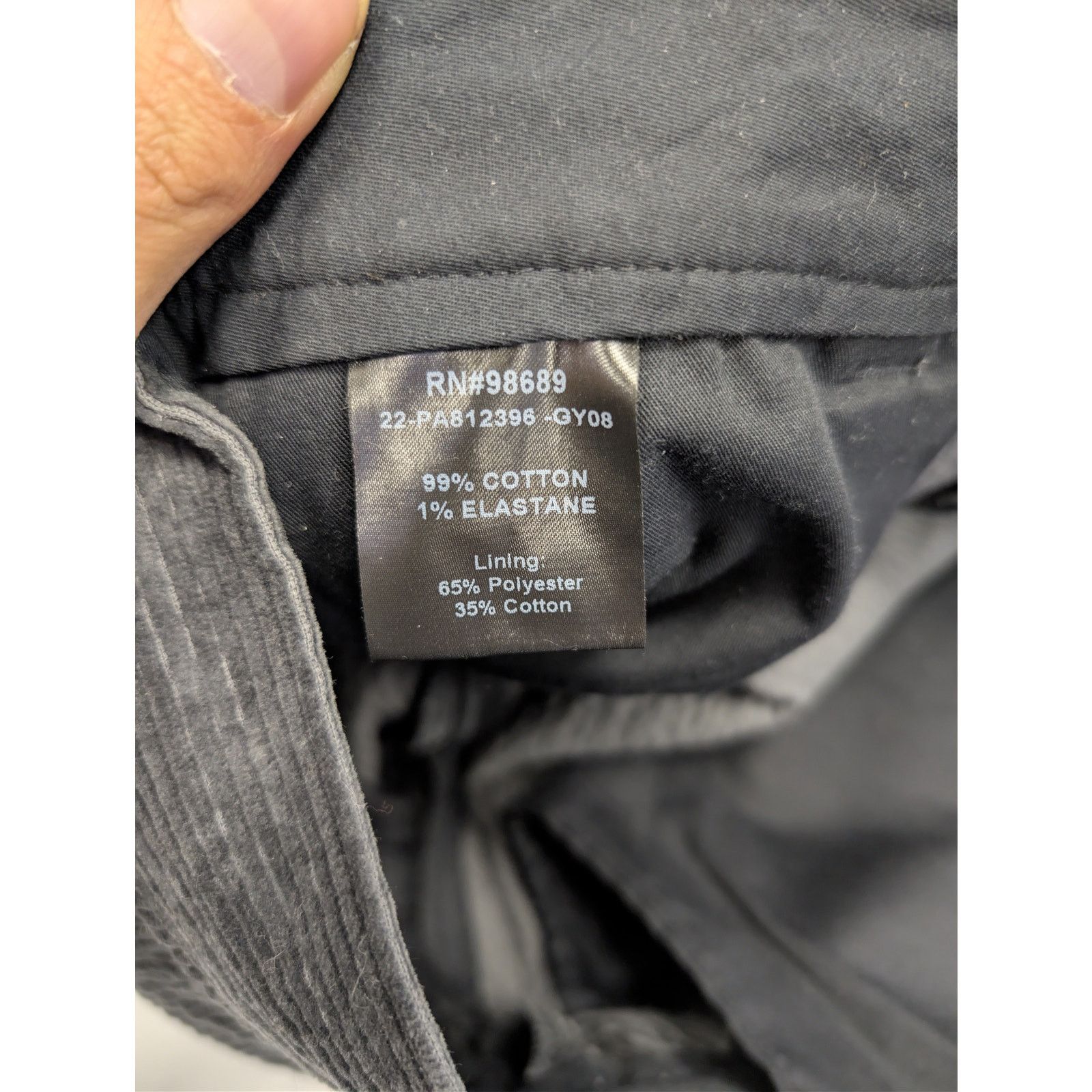 Todd Snyder o1rshd1 CC20 Corduroy Pleated Pants in Grey Size US 32 / EU 48 - 14 Thumbnail