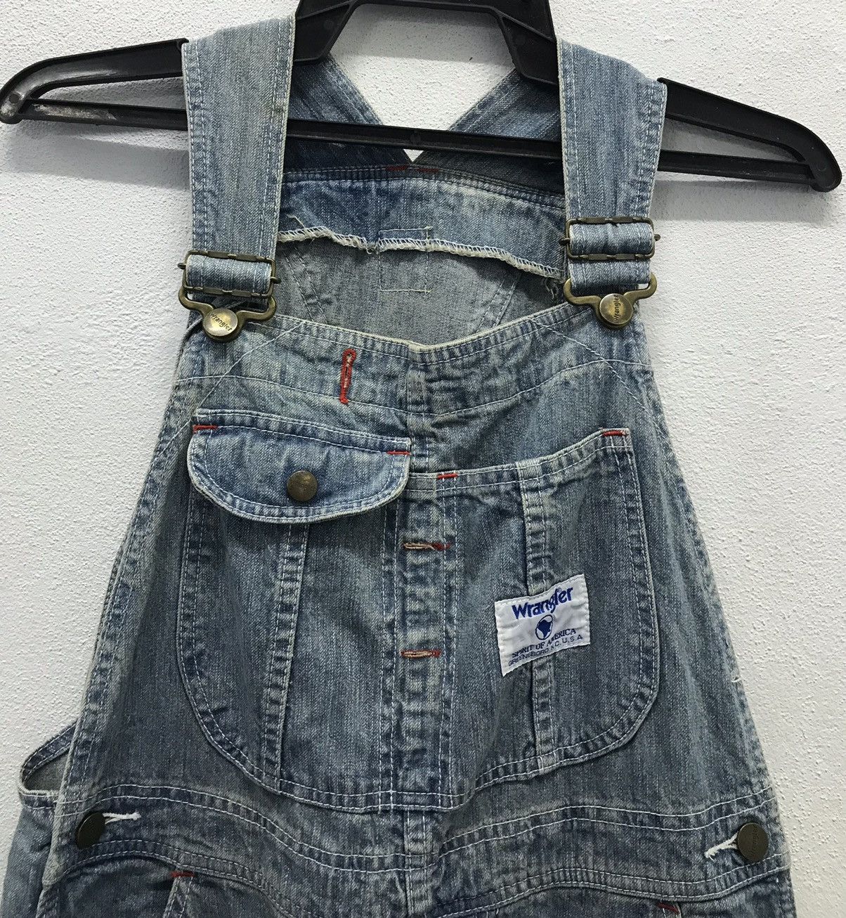 Vintage × Wrangler Vintage Wrangler Blue Bell Denim Overall Size US 35 - 3 Thumbnail