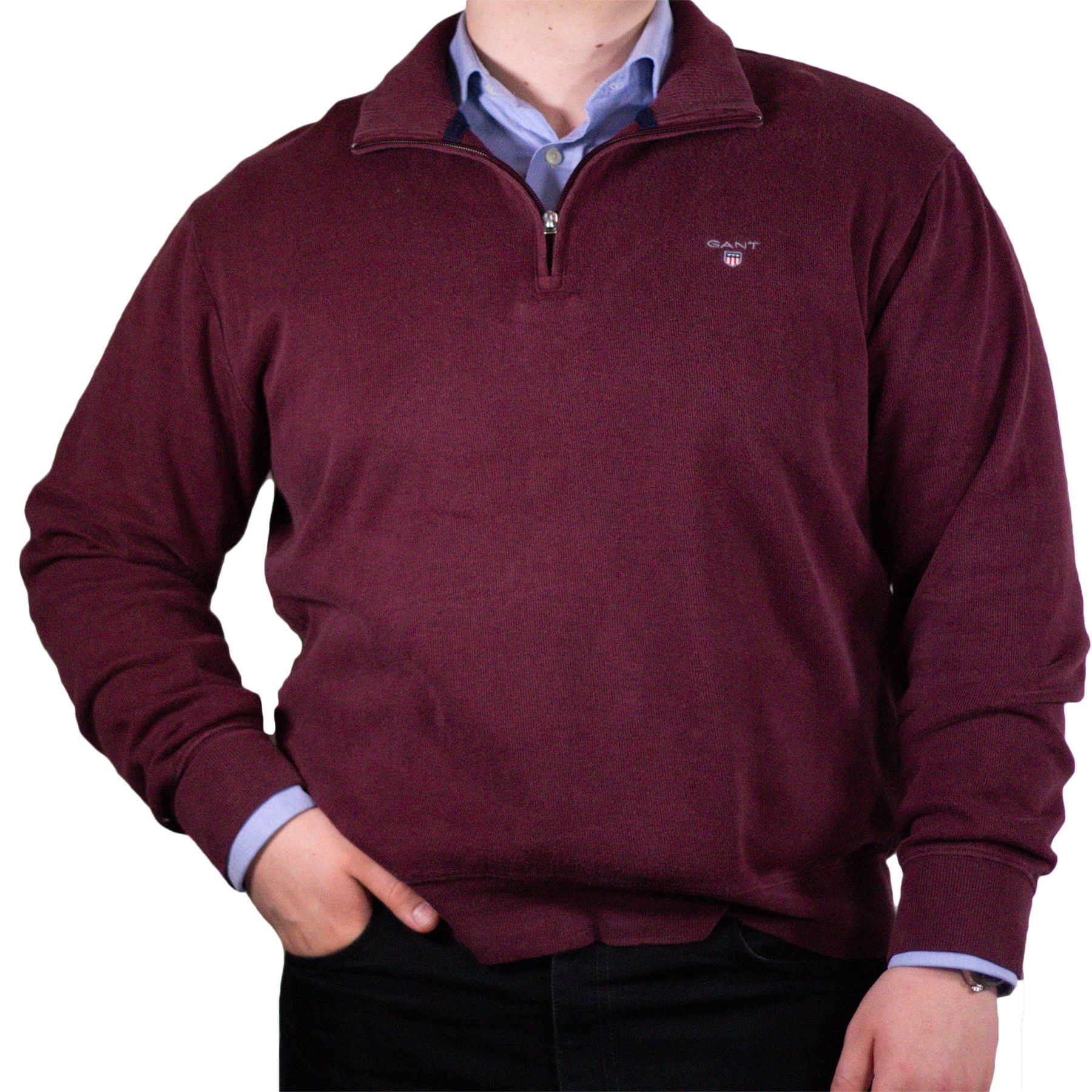 Gant Old money 1/4 zip sweater GANT, XL size Size US XL / EU 56 / 4 - 6 Thumbnail