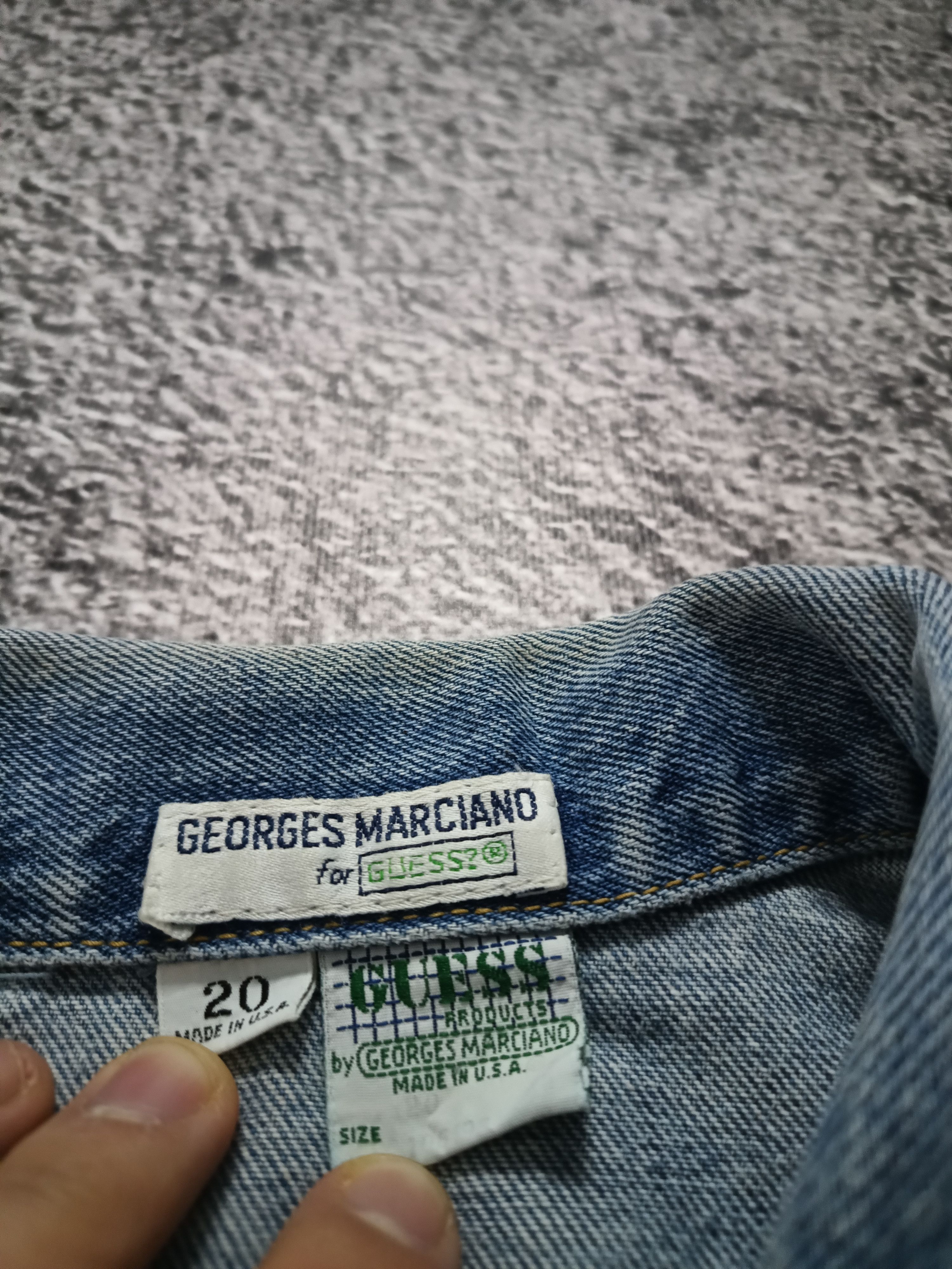Georges Marciano × Guess × Vintage vtg 90s guess x george marciano denim jacket Size US S / EU 44-46 / 1 - 6 Thumbnail
