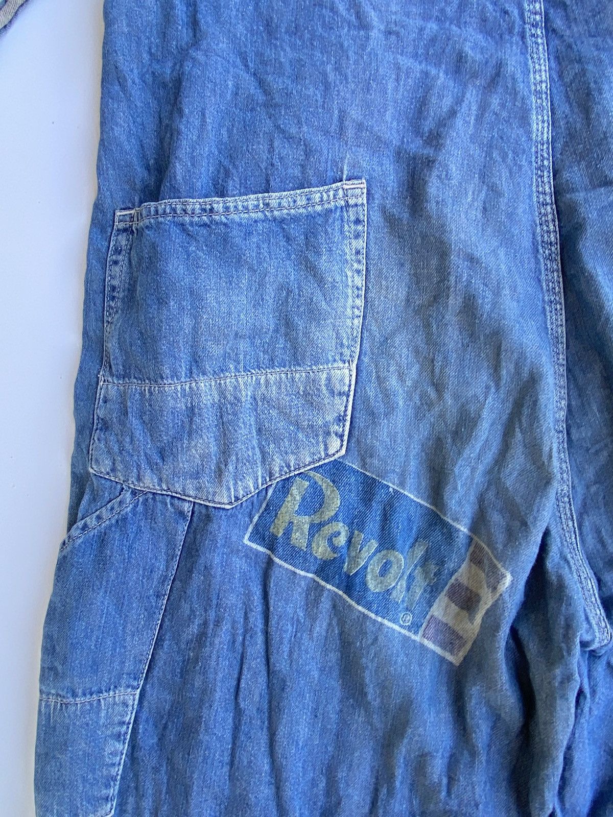 Other Vintage Hysteria Glamour Overalls Patchwork Clothing Blue M Size 32" / US 10 / IT 46 - 5 Thumbnail