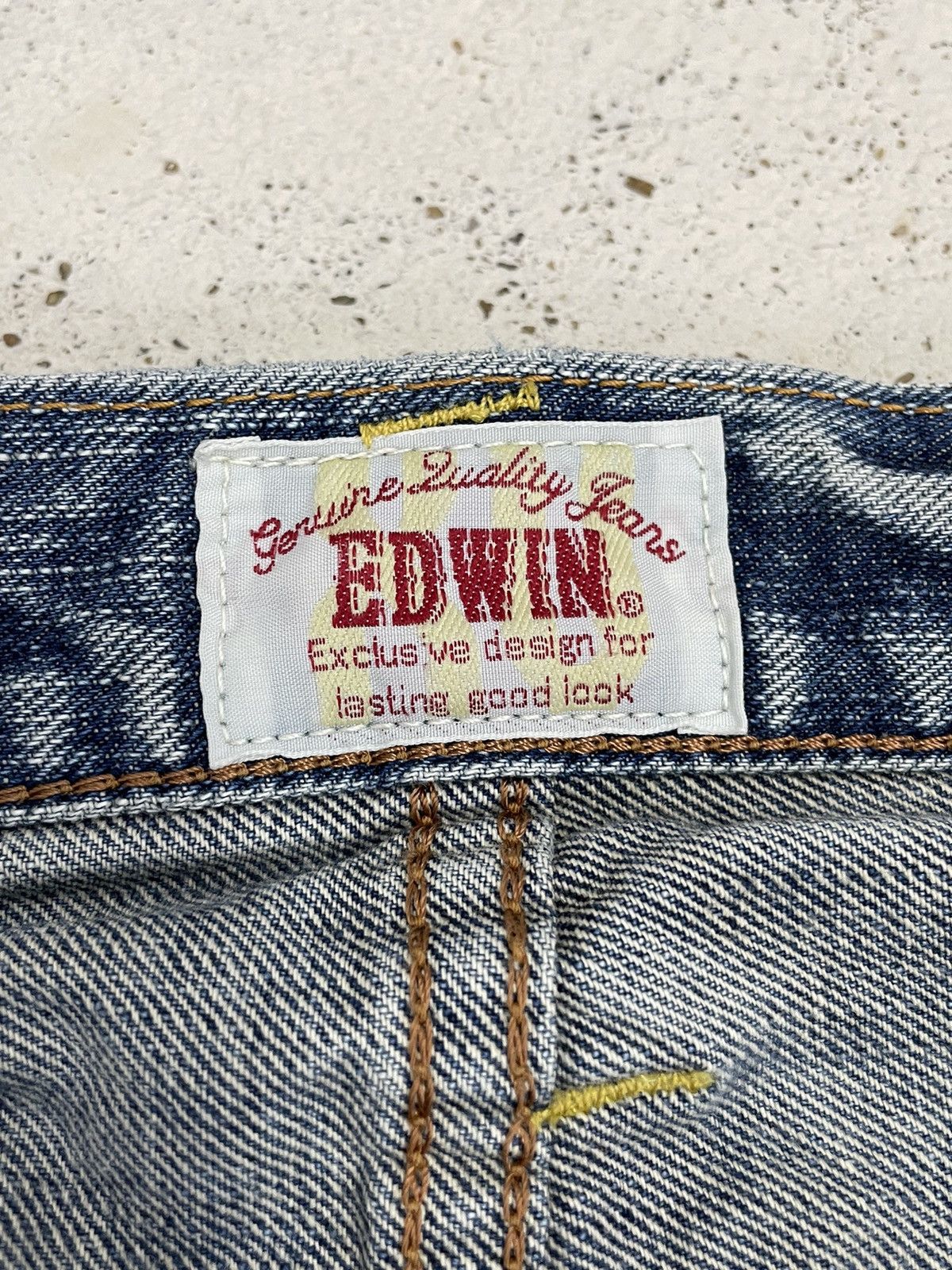 Edwin Edwin XV Vintage Distressed Denim (AE19) Size US 33 - 23 Thumbnail