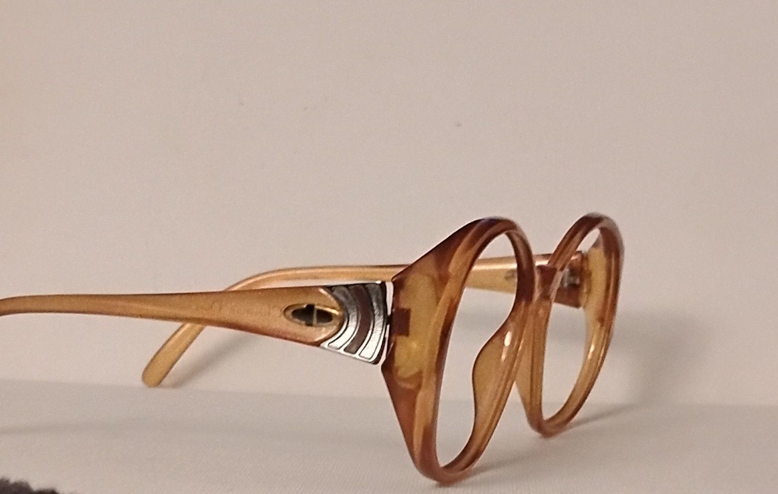 Dior Genuine Vintage C. Dior Amber Eyeglass Frame NOS Size ONE SIZE - 3 Thumbnail